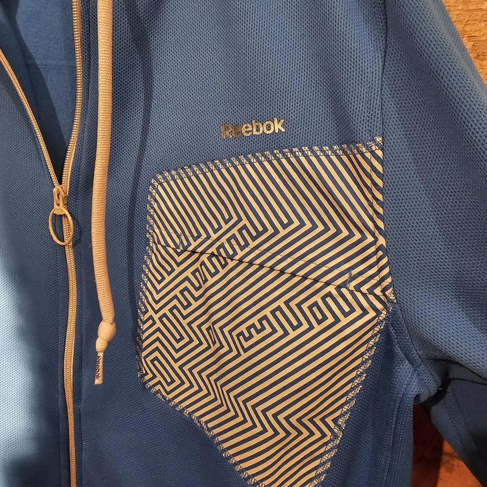 Reebok Reebok Men's Blue Jacket Size US L / EU 52-54 / 3 - 3 Thumbnail
