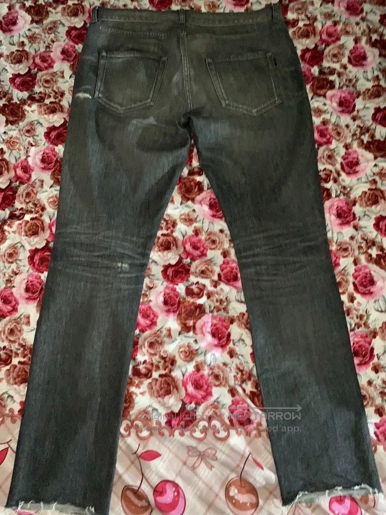 Saint Laurent Paris Saint Laurent Paris Wash destroyed frayed denim pants size Size US 34 / EU 50 - 2 Thumbnail