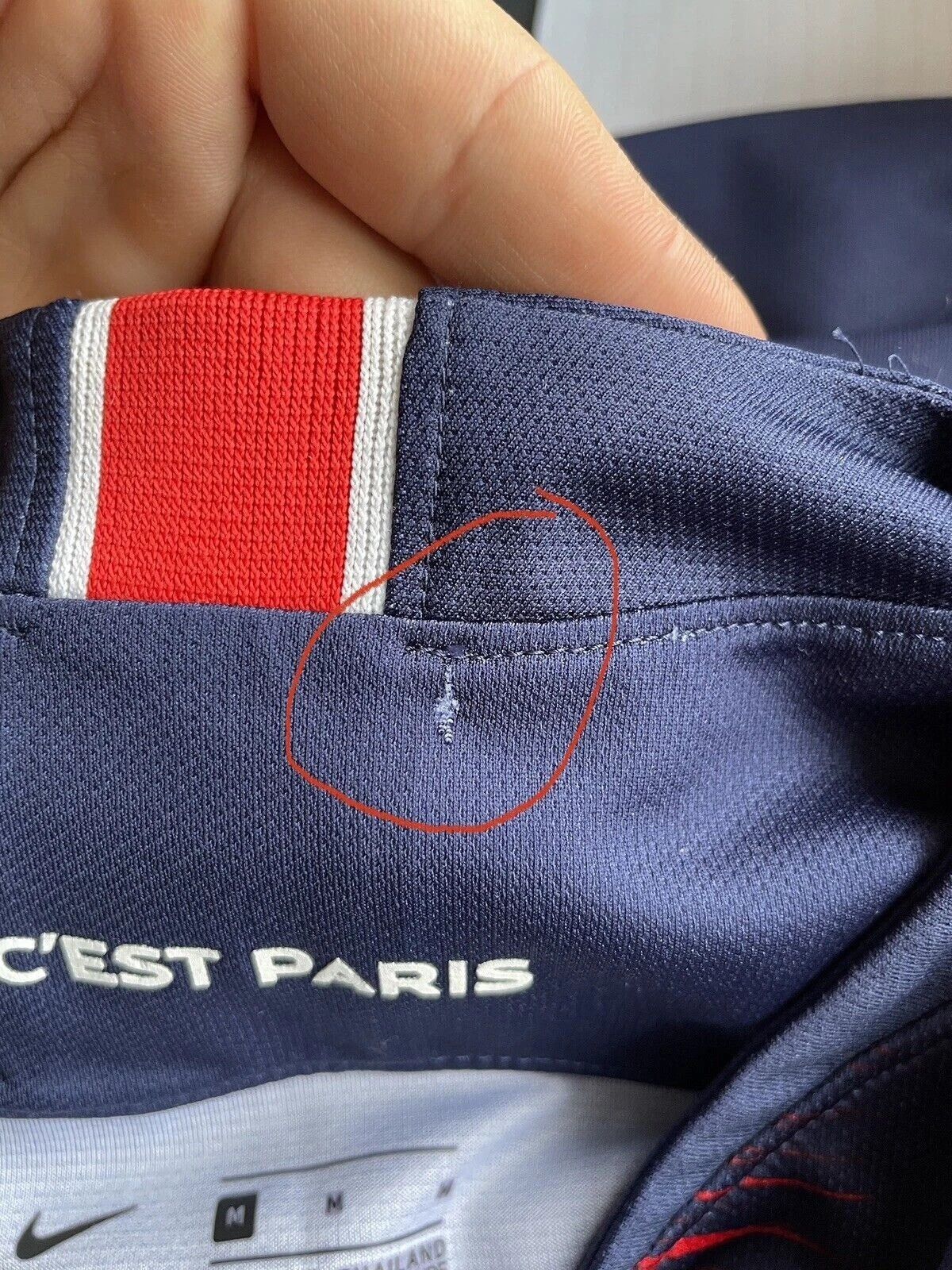 Nike FC PSG PARIS SAINT GERMAIN 2018 2019 HOME JERSEY SOCCER Size US M / EU 48-50 / 2 - 9 Thumbnail