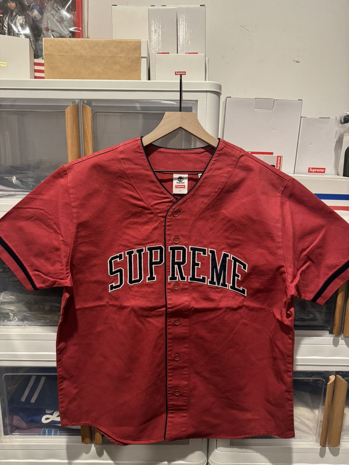 Supreme Timberland Baseball Jersey | Grailed