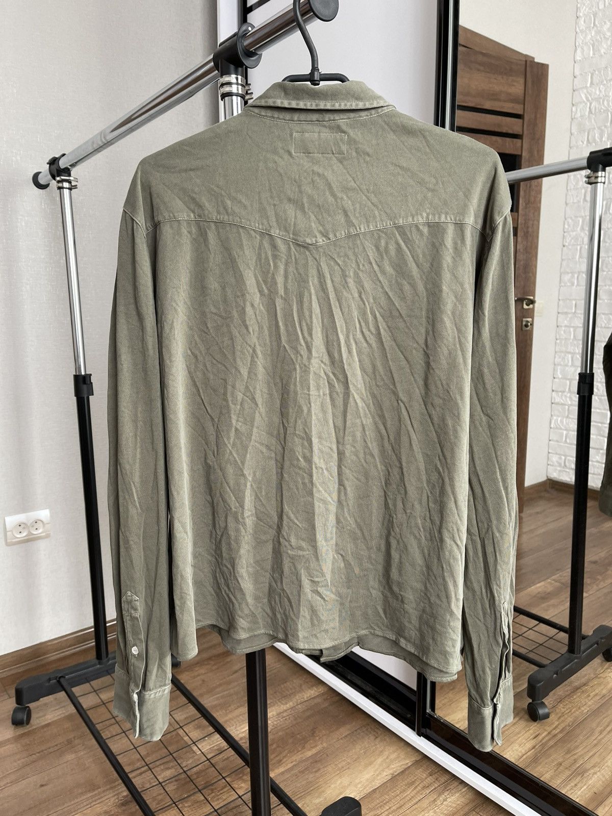 Officine Generale Officine Generale Paris Jersey Shirt Button Up Size US XL / EU 56 / 4 - 4 Thumbnail