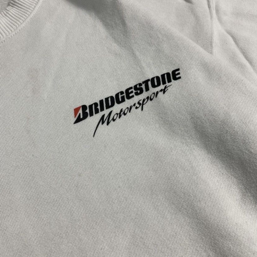 Japanese Brand VINTAGE 90s BRIDGESTONE MOTOR SPORT SWEETSHIRT Size US L / EU 52-54 / 3 - 7 Thumbnail