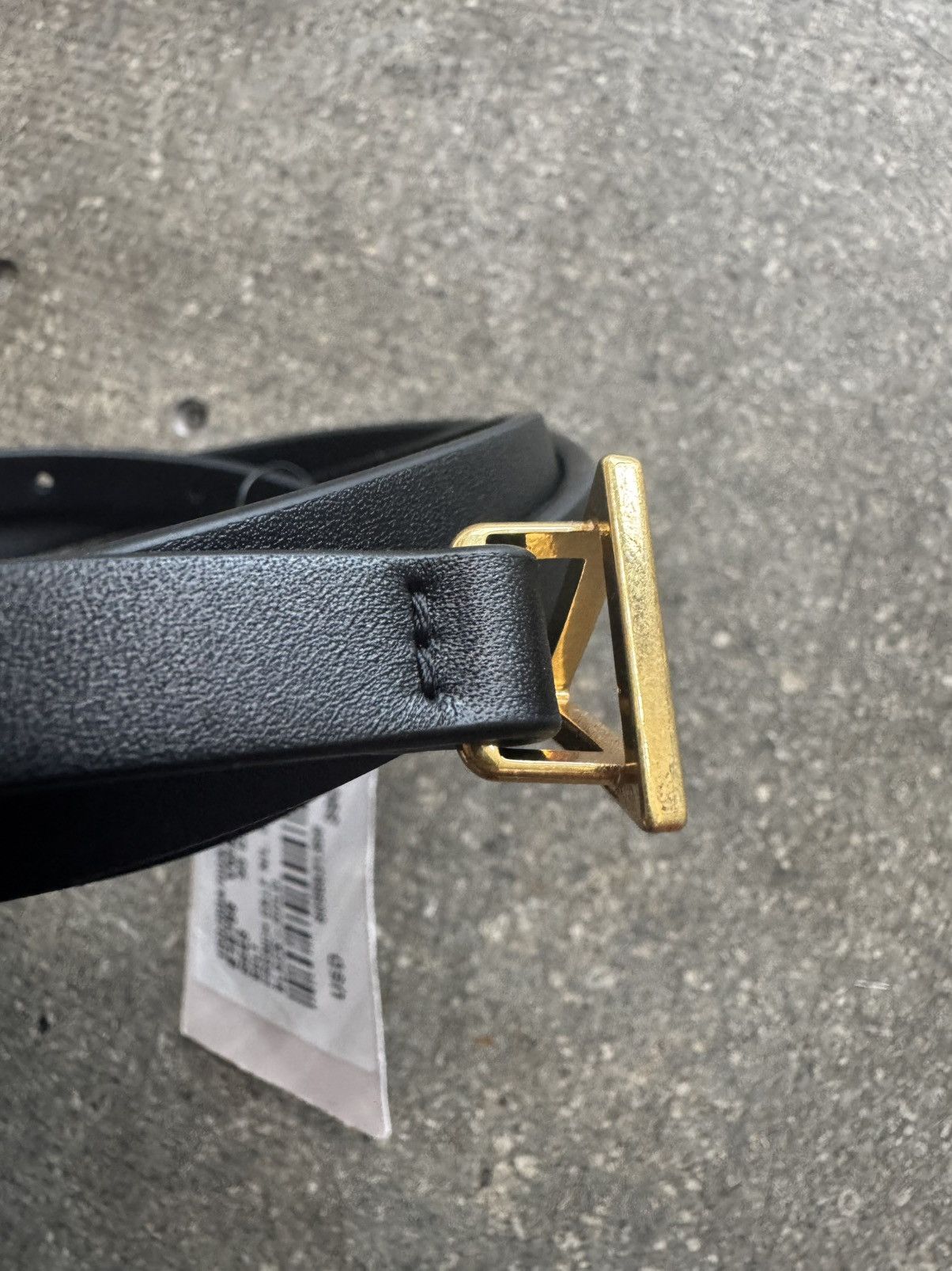 Bottega Veneta Bottega Veneta Triangular Logo Buckle Belt Size ONE SIZE - 5 Thumbnail