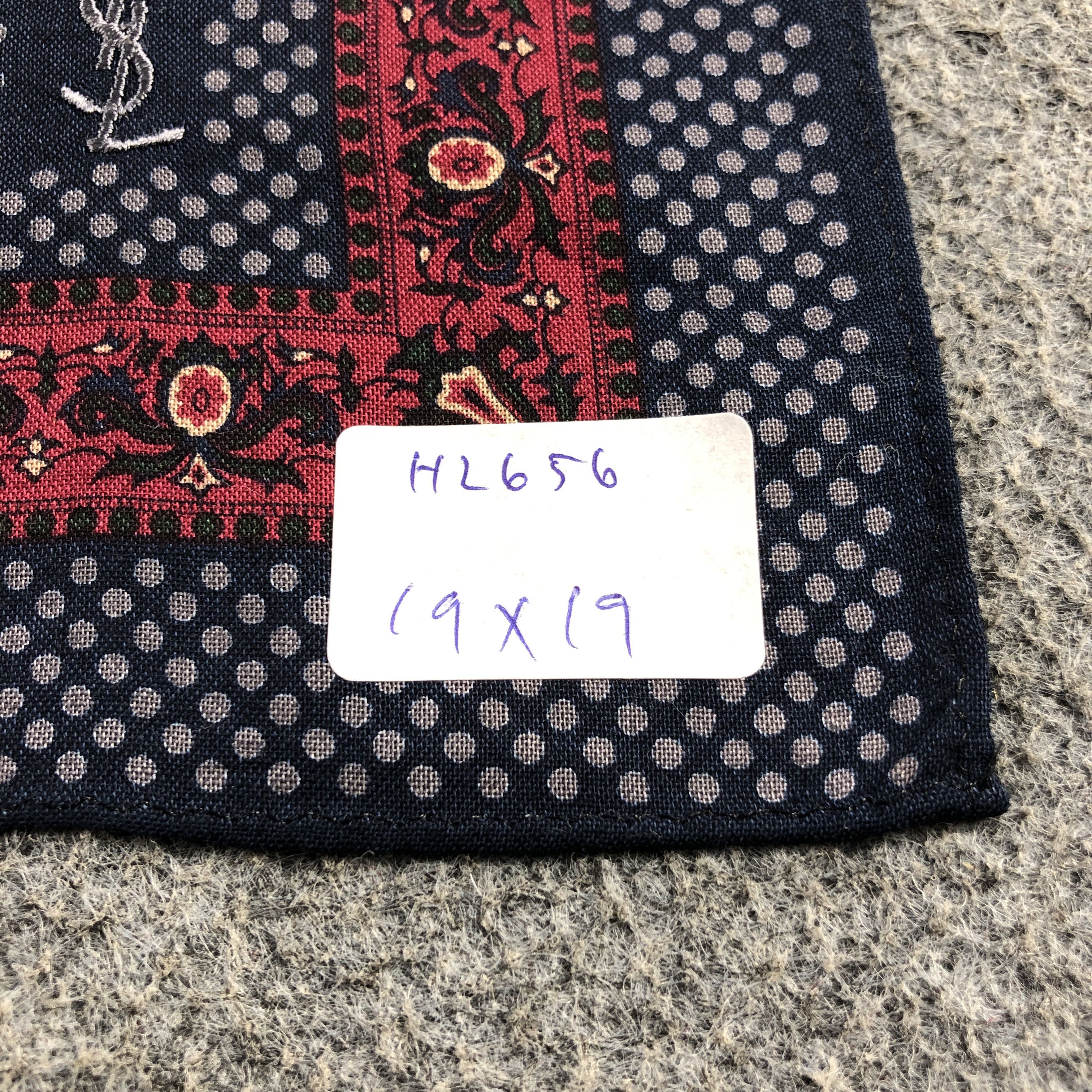 Yves Saint Laurent YSL Handkerchief Neckerchief Bandana H2656 Size ONE SIZE - 5 Thumbnail