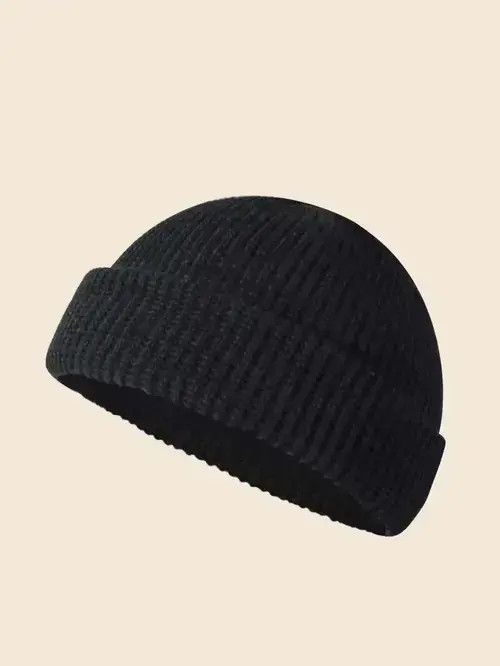 Japanese Brand Solid Knitted Hat Size ONE SIZE - 2 Thumbnail