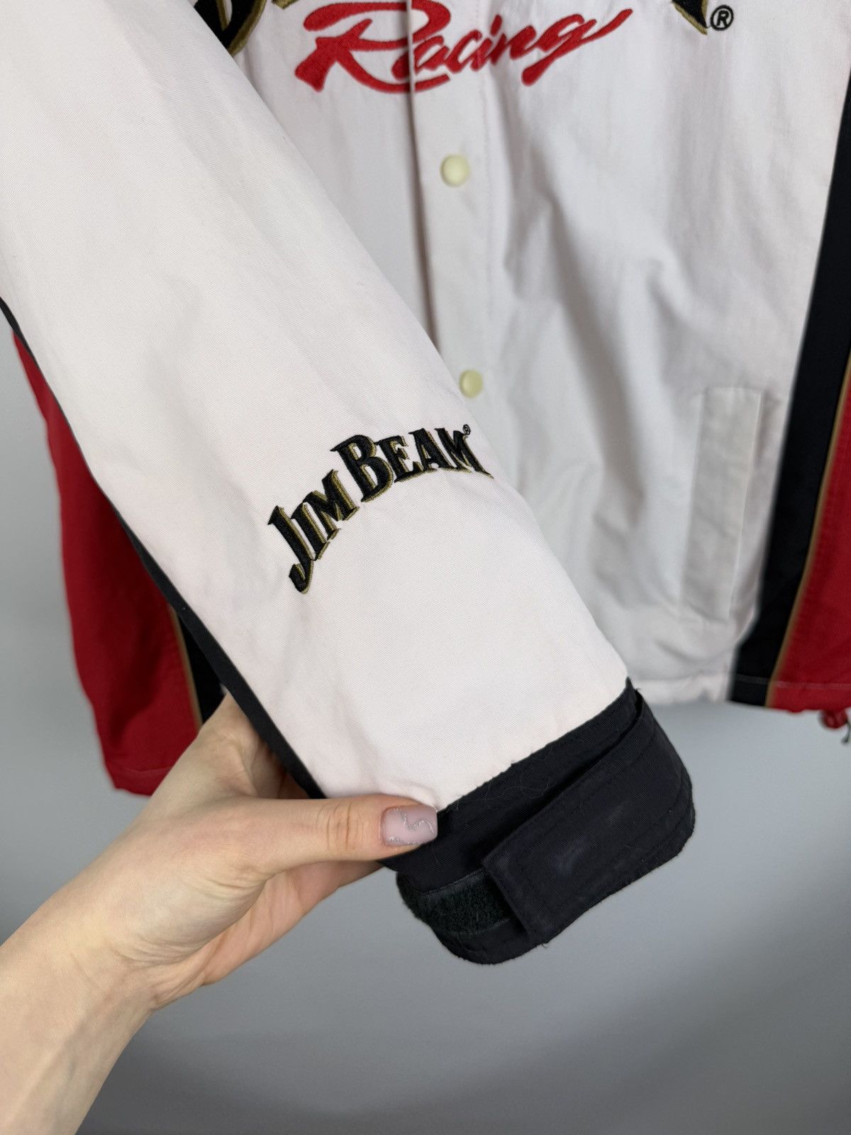 Vintage Jim Beam Vintage Men’s Racing Jacket Size Xs Size US XS / EU 42 / 0 - 9 Thumbnail