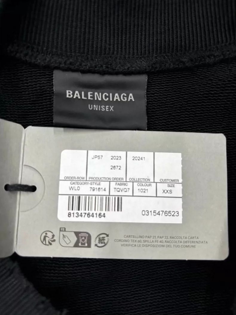 Balenciaga Balenciaga Tape 3 B 2-in-1 Patchwork Wash Break Long Sleev Size US XXS / EU 40 - 3 Thumbnail