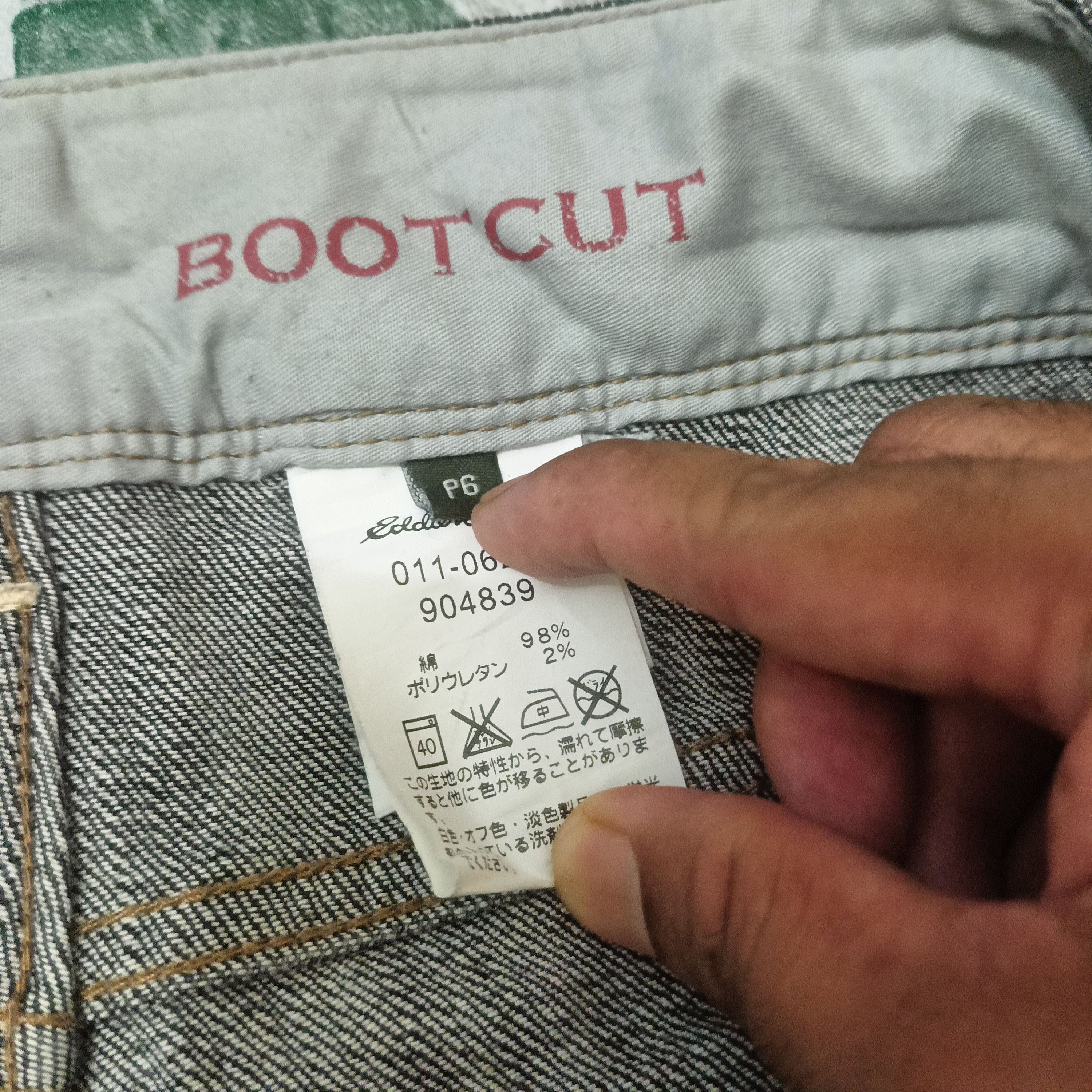 Eddie Bauer Japanese brand Eddie Bauer Bootcut Stretchable Black Jeans Size US 33 - 6 Thumbnail