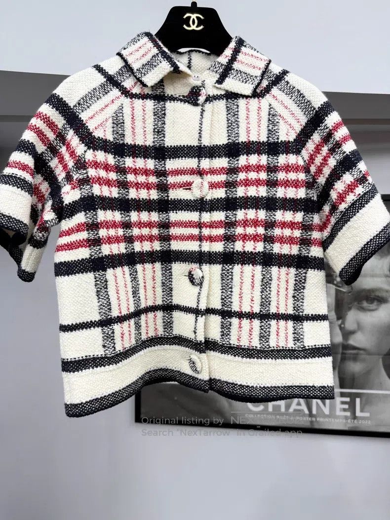 Dior Dior Gricked lapel short-sleeved jacket Size XS / US 0-2 / IT 36-38 - 1 Thumbnail