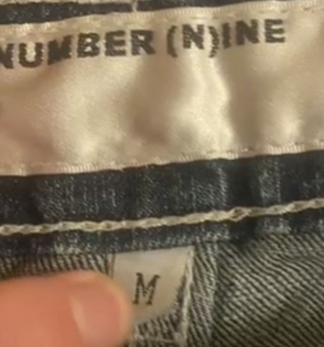 Number (N)ine Number nine vintage straight avant garde archive punk 90s Size US 30 / EU 46 - 5 Thumbnail