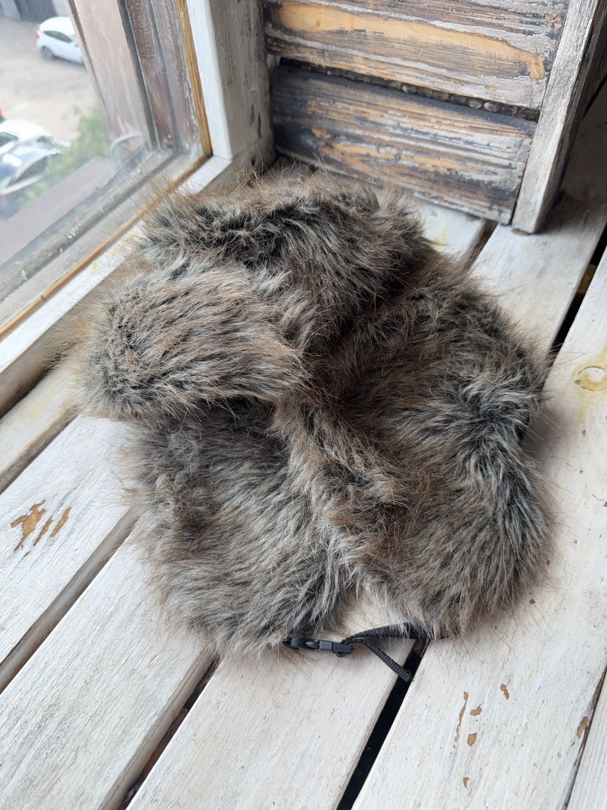 Hysteric Glamour Y2K American Vintage Fuzzy Hat Mohair Ushanka Beauty Beast Size ONE SIZE - 1 Thumbnail