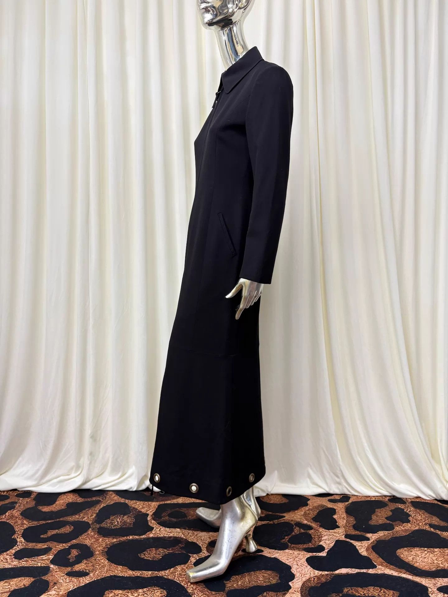 Jean Paul Gaultier JPG Vintage Rare Iron Ring Hollow Hem Dbl Zip Coat 40 Size S / US 4 / IT 40 - 3 Thumbnail