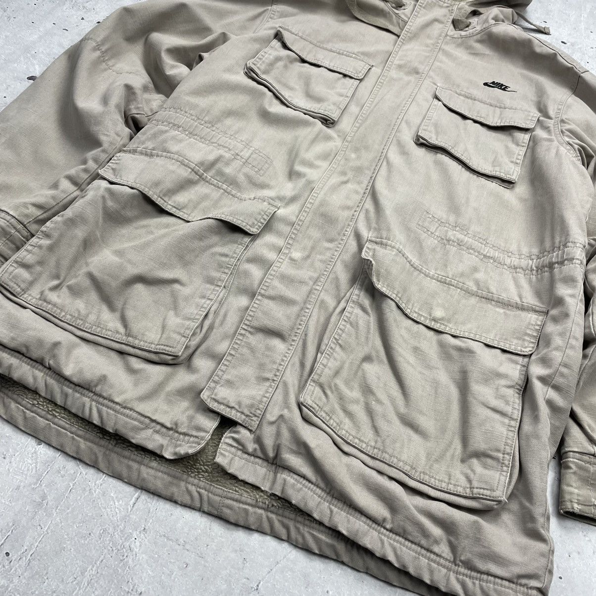 Nike × Vintage 🔥Rare🔥Vintage Nike 90’s long Parkas style Y2k Japanese Size US L / EU 52-54 / 3 - 4 Thumbnail