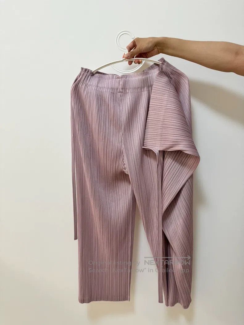 Issey Miyake Issey Miyake Pink Kelp Pants Size 26" / US 2 / IT 38 - 2 Thumbnail
