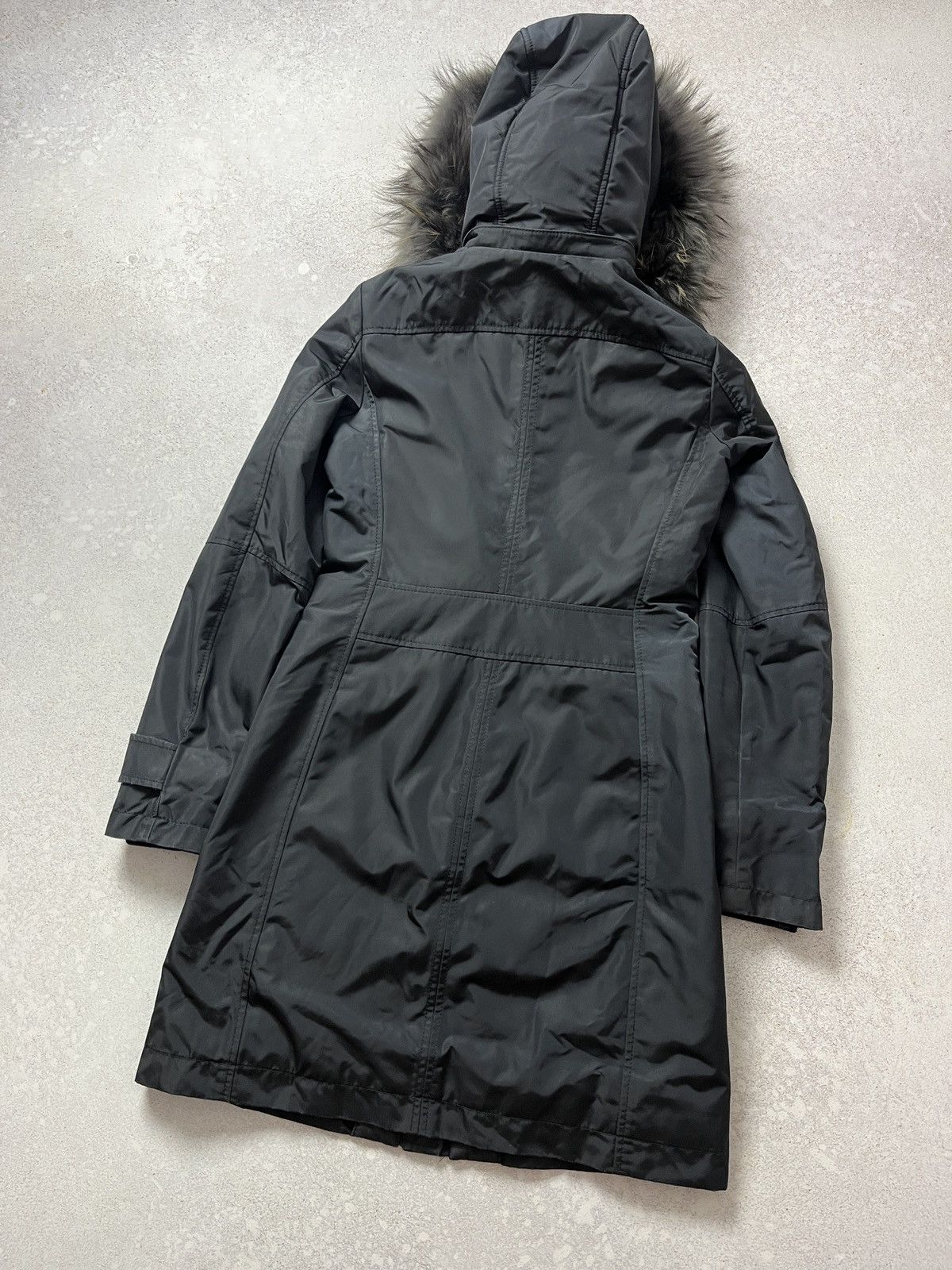 Herno DDP Herno Luxury Long Down Parka Coat Fur Trim Hood Size XS / US 0-2 / IT 36-38 - 4 Thumbnail