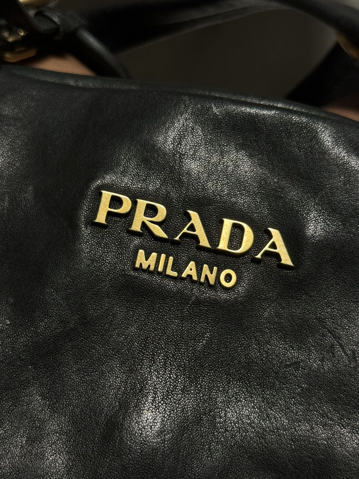 Prada PRADA Nappa Studded Aviator Shopping Tote Size ONE SIZE - 13 Thumbnail
