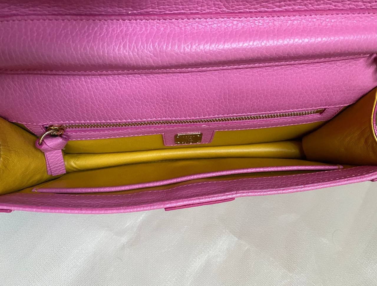 MCM × Vintage 📌 Rare MCM Leather Handbag Shoulder Bag Clutch Bag pink Size ONE SIZE - 9 Thumbnail