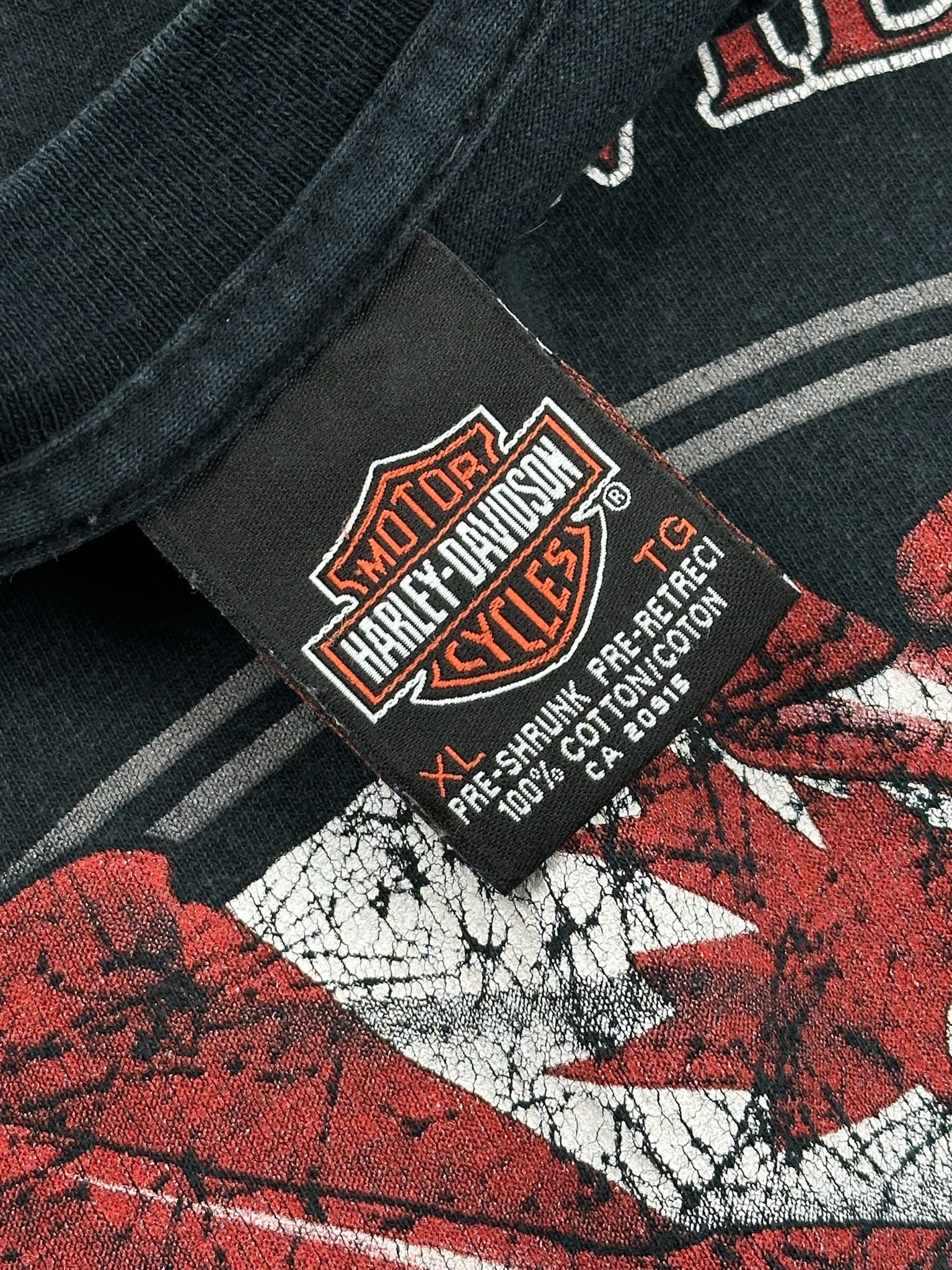 Harley Davidson Vintage Harley Davidson Red Rock Canada T Shirt Size US XL / EU 56 / 4 - 7 Thumbnail