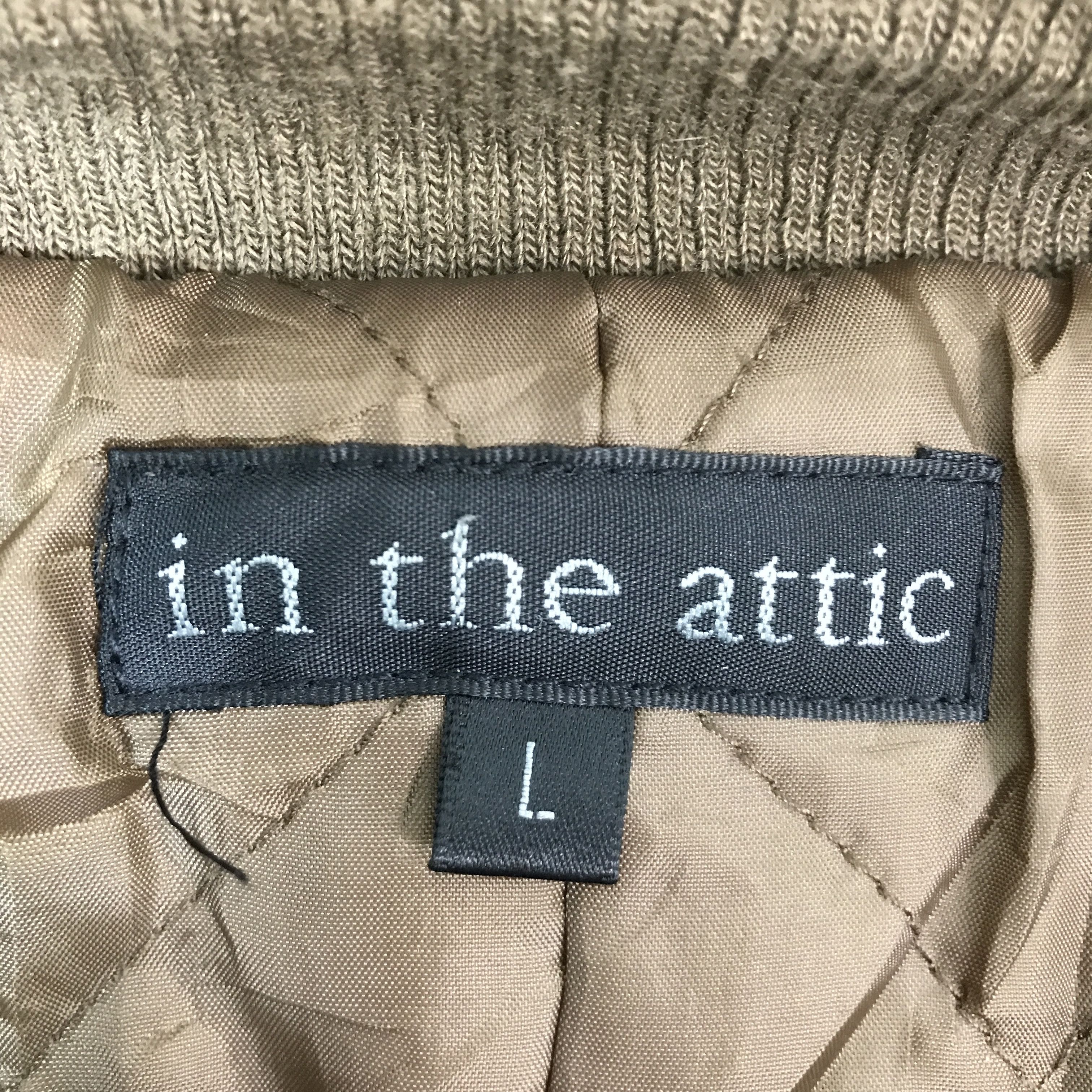In The Attic × Tornado Mart IN THE ATTIC JAPAN BROWN QUILTED JACKET Size US L / EU 52-54 / 3 - 11 Thumbnail