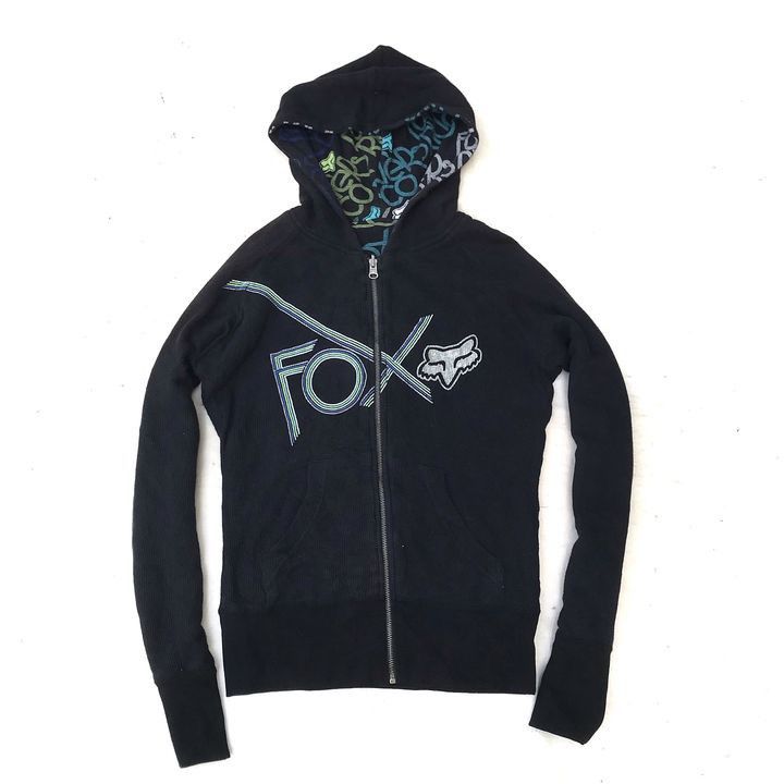 Fox Racing Fox Racing Black Zip Hoodie Jacket Reversible hoodie design Size US M / EU 48-50 / 2 - 1 Thumbnail