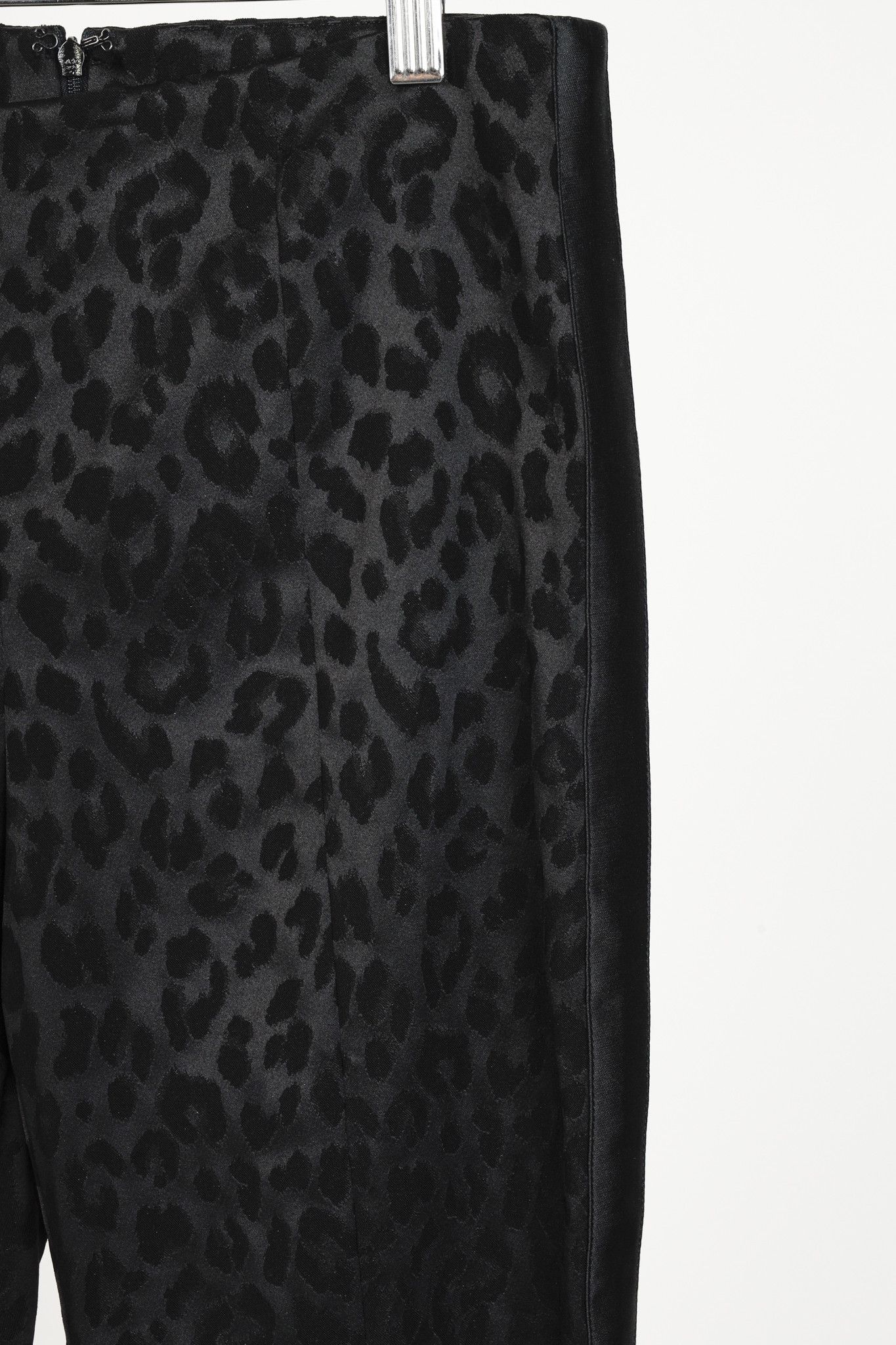 Veronica Beard Veronica Beard Honolulu Black Animal Print Cropped Pants Size 28" / US 6 / IT 42 - 5 Thumbnail