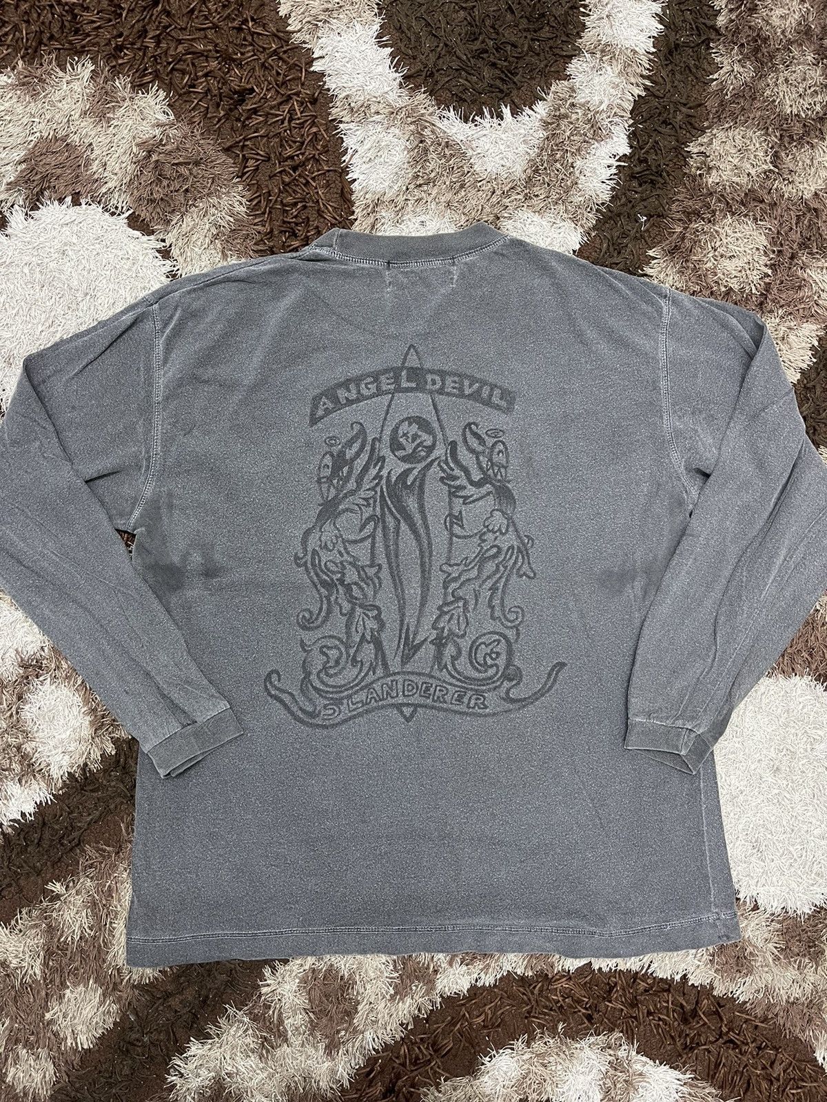 Affliction × Japanese Brand × Vintage VINTAGE AFFLICTION ANGEL DEVIL TEE VERY RARE Size US XL / EU 56 / 4 - 1 Thumbnail