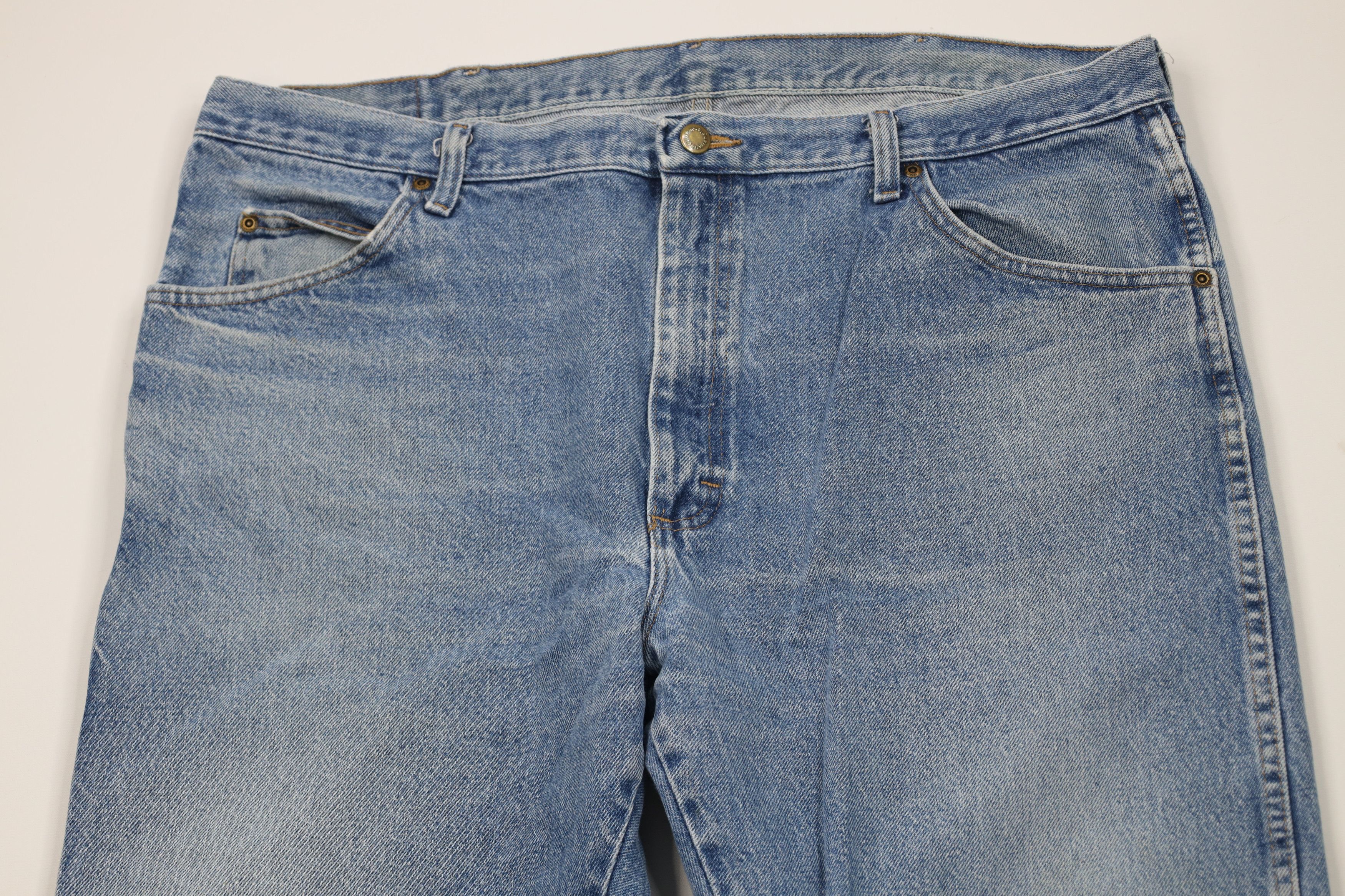 Wrangler Vintage Y2K Wrangler Cut Western Denim Jeans Blue Cotton Size US 40 / EU 56 - 2 Thumbnail