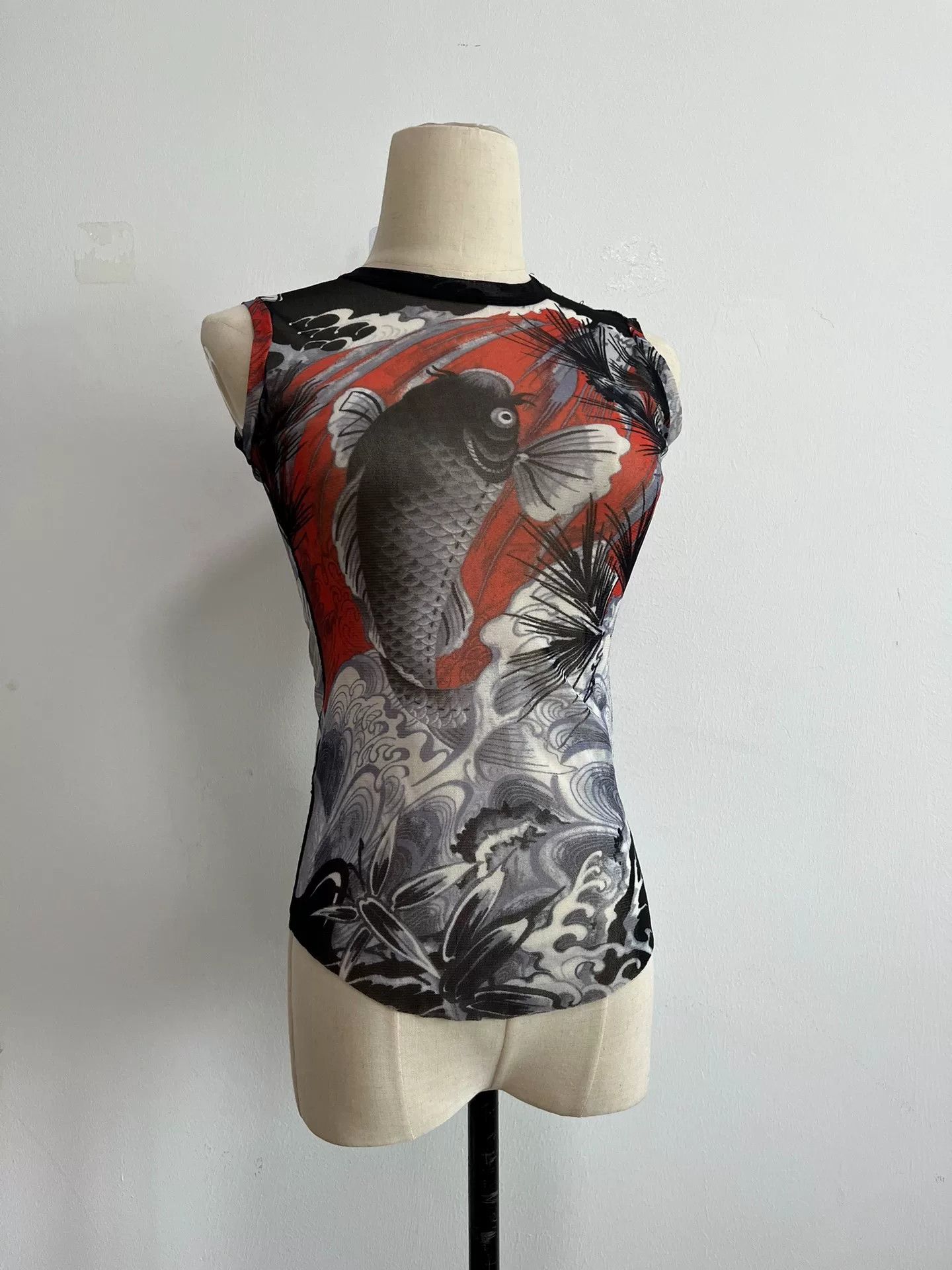 Jean Paul Gaultier Jean Paul Gaultier Koi Fish Mesh Top Size M / US 6-8 / IT 42-44 - 1 Thumbnail