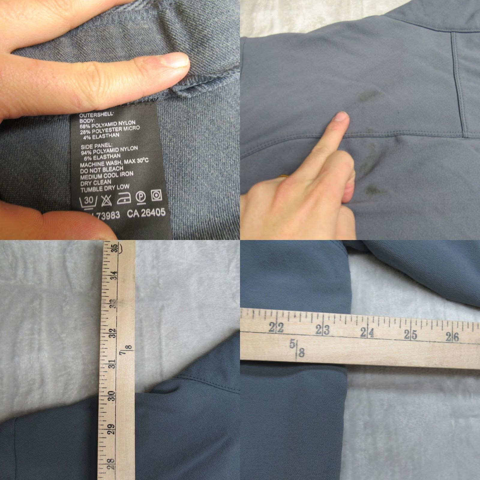 Helly Hansen Helly Hansen Jacket Mens Large Gray Softshell Water Resistant Pockets Full Zip Size US L / EU 52-54 / 3 - 8 Thumbnail