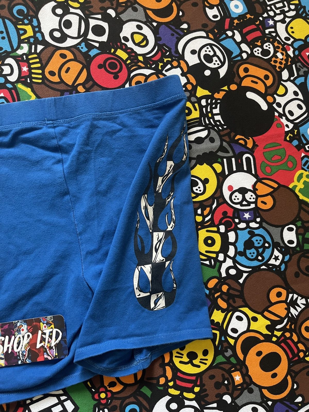 Chrome Hearts Chrome Hearts Women’s Blue Biker Shorts Size M / US 6-8 / IT 42-44 - 3 Thumbnail