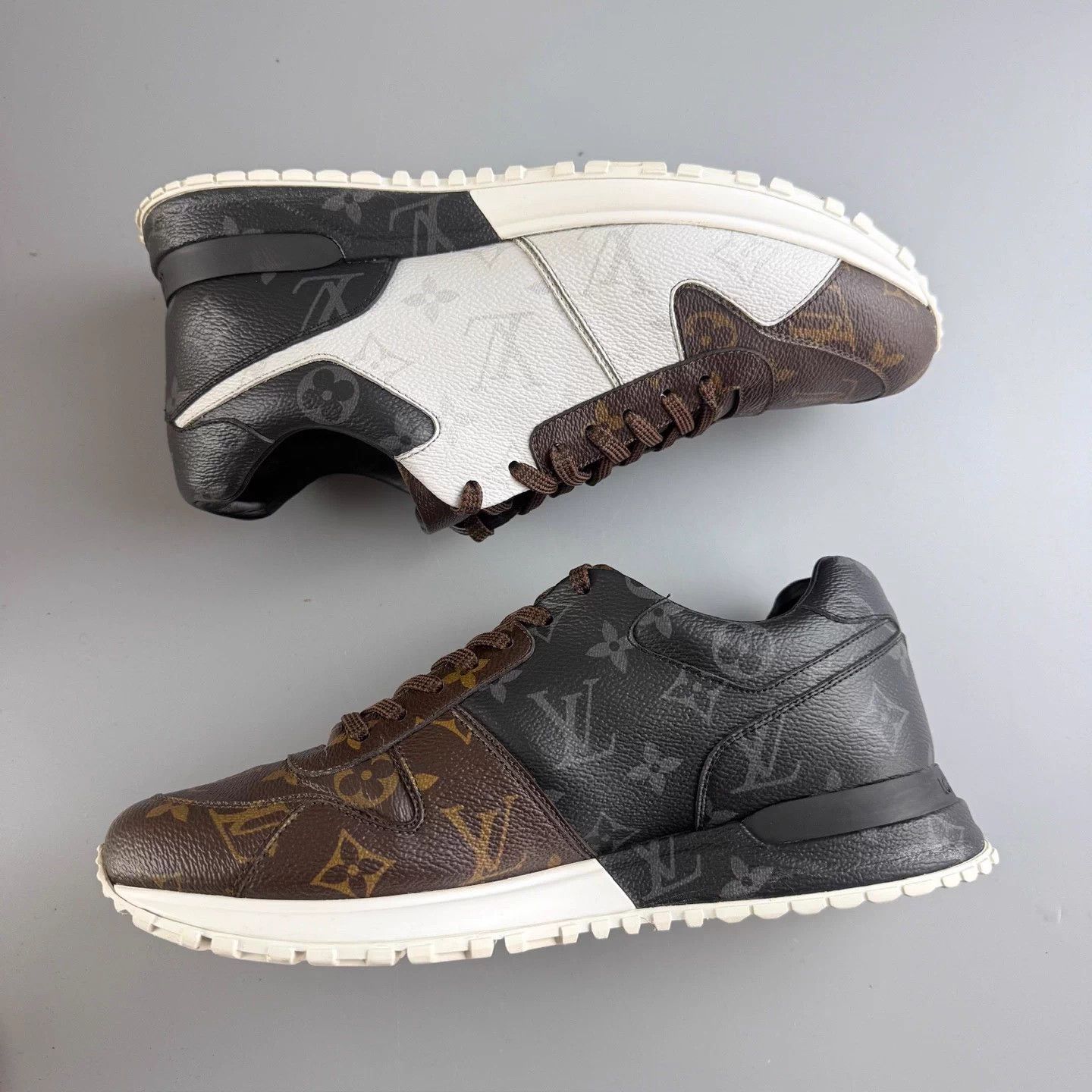 Louis Vuitton LV Runaway Black Brown Monogram Sneakers 40 95New Size US 6 / EU 39 - 5 Thumbnail