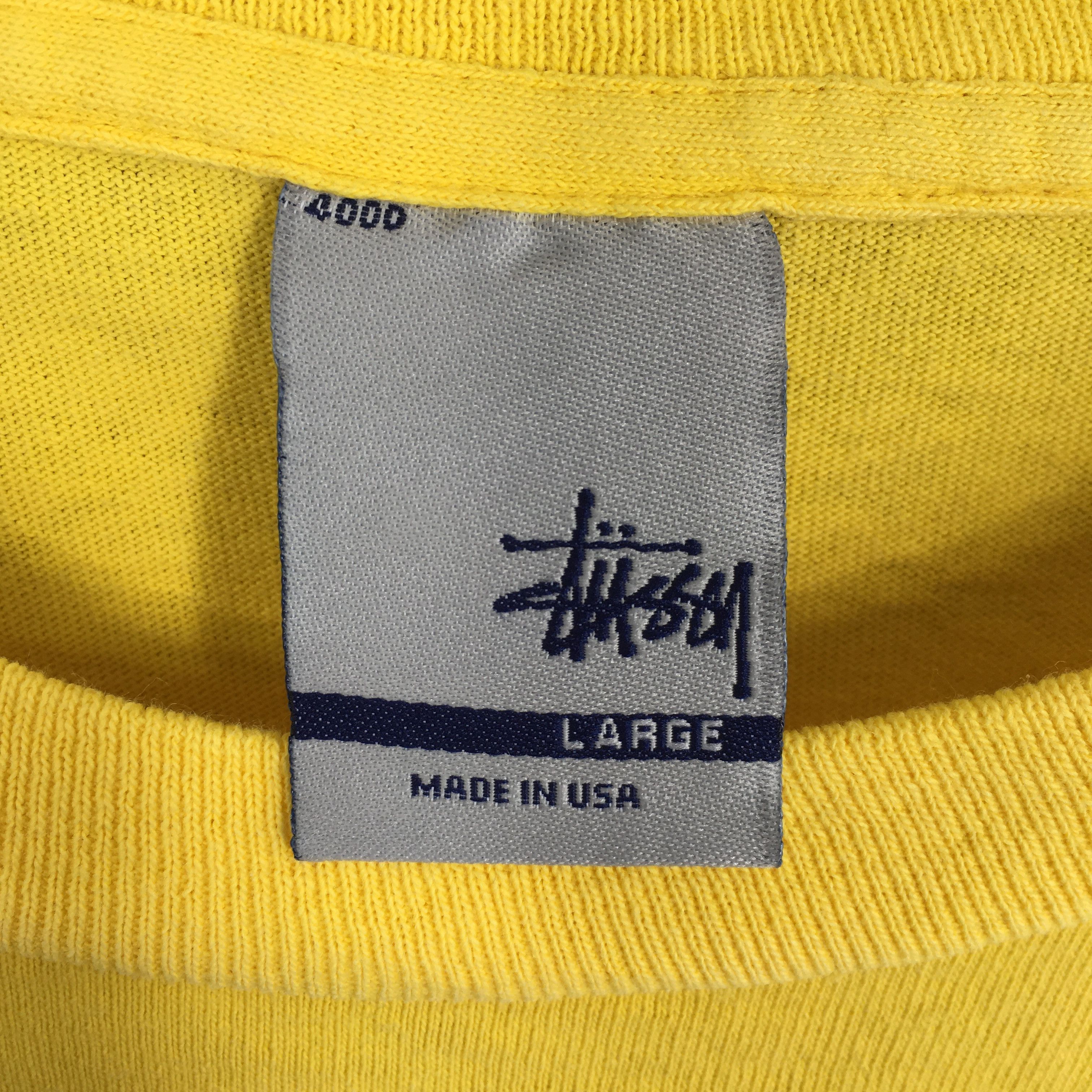 Stussy × Vintage Vintage 90s Stussy Kiss Style Wording Logo T shirt Large Size US L / EU 52-54 / 3 - 5 Thumbnail