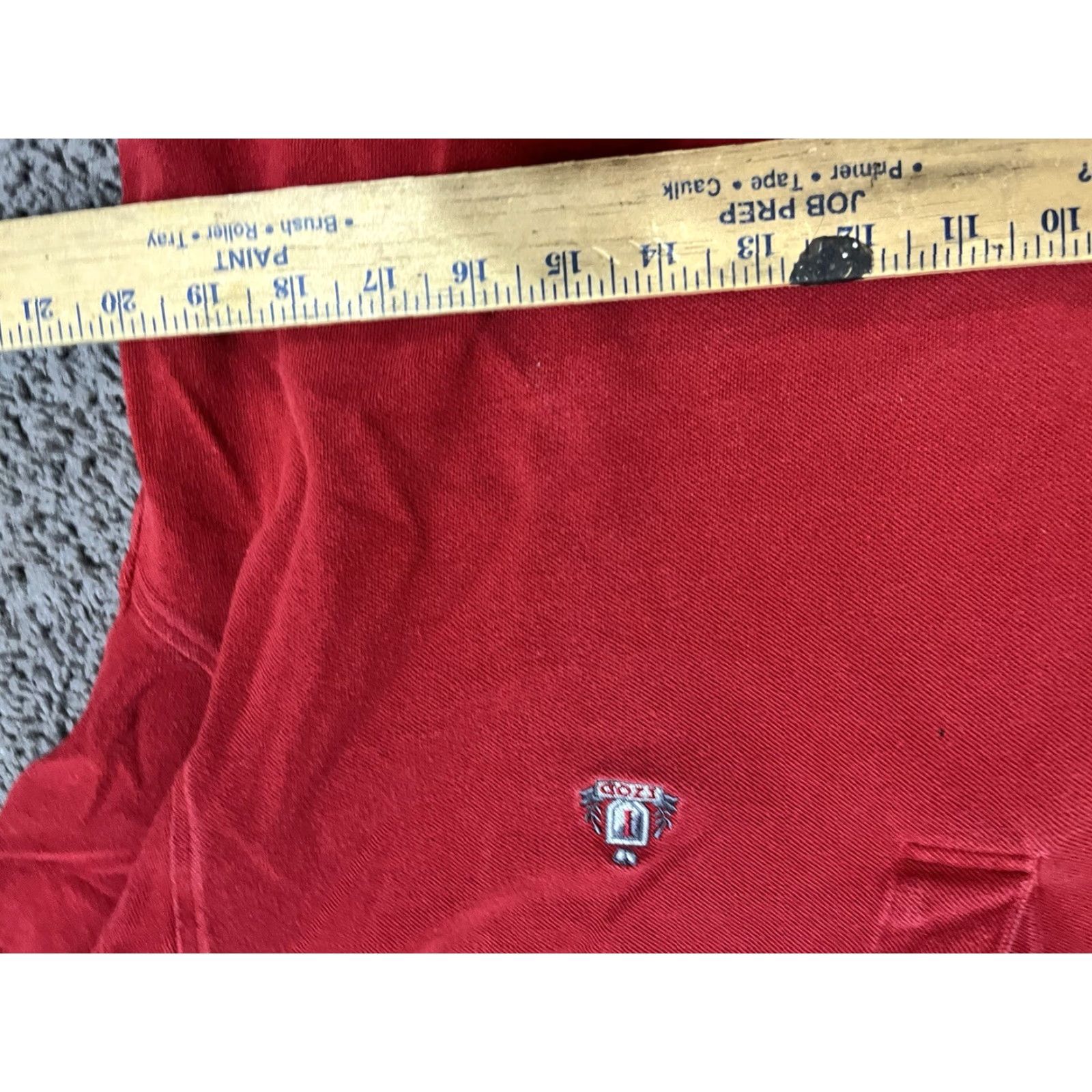 Izod IZOD GOLF POLO SHIRT Men's Medium Red Solid Casual Classic Size US M / EU 48-50 / 2 - 5 Thumbnail