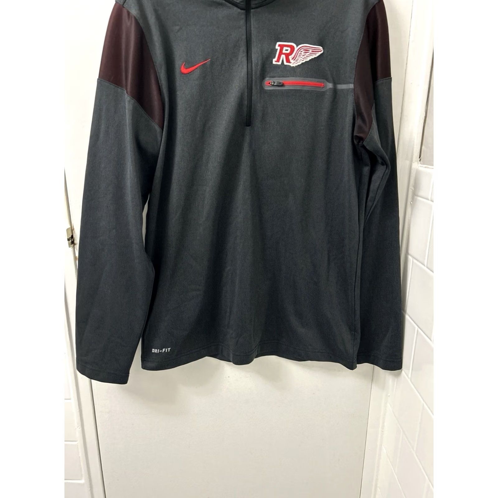 Nike Nike Dri-Fit Quarter-Zip Mens Pullover Sweatshirt Zip Mock Neck Gray XS S M L XL 746960-013 Size US S / EU 44-46 / 1 - 3 Thumbnail