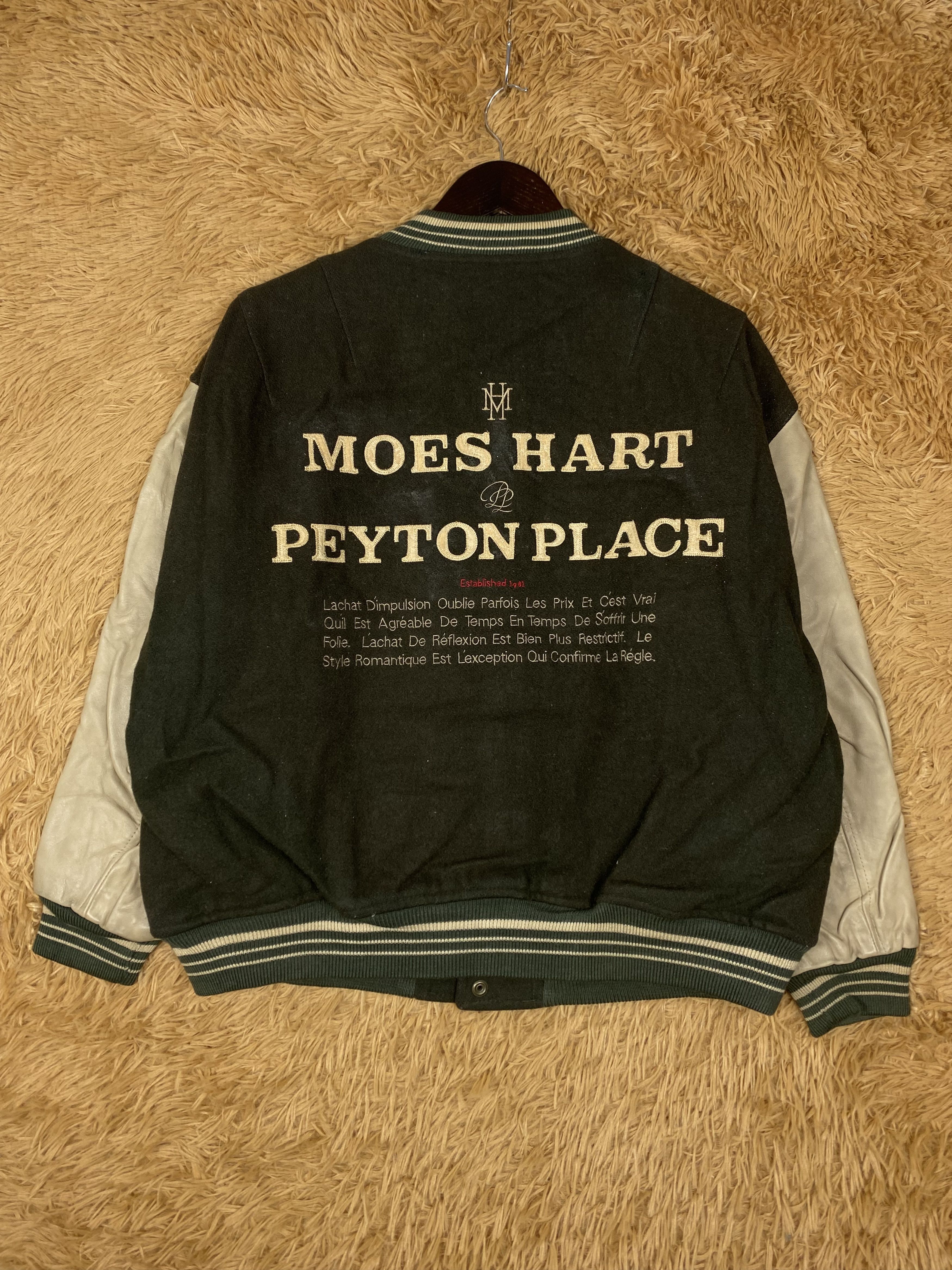 PPFM Vintage PPFM Peyton Place Leather Sleeve Varsity DJ0291 Size US M / EU 48-50 / 2 - 5 Thumbnail