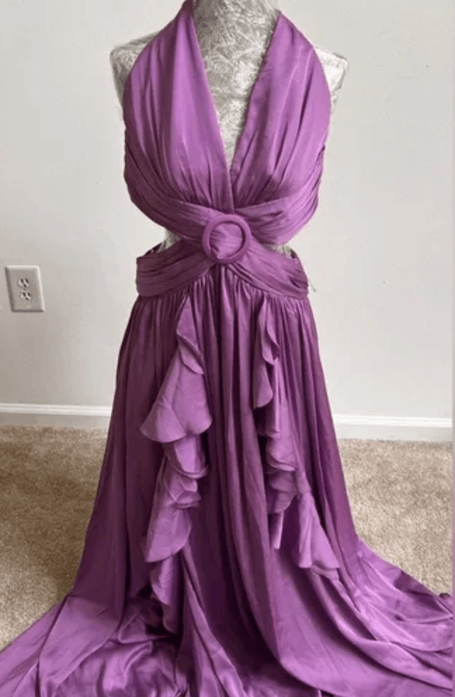 Other PatBo Sleeveless Ruffle Cutout Gown Size M / US 6-8 / IT 42-44 - 1 Thumbnail