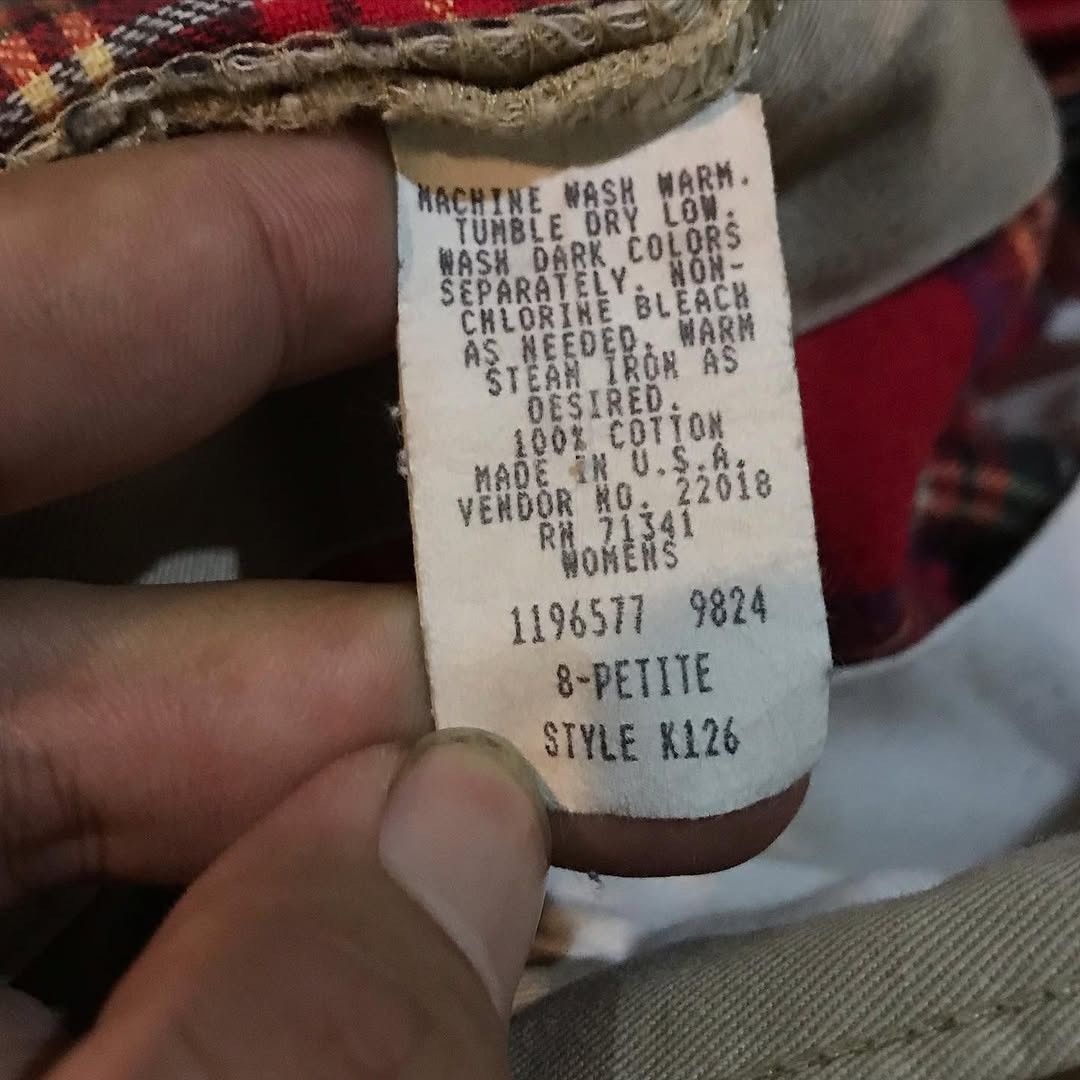 L.L. Bean × Vintage Vintage LL Bean 8 petite Chinos Khakis brown Trouser Pants Size US 32 / EU 48 - 4 Thumbnail