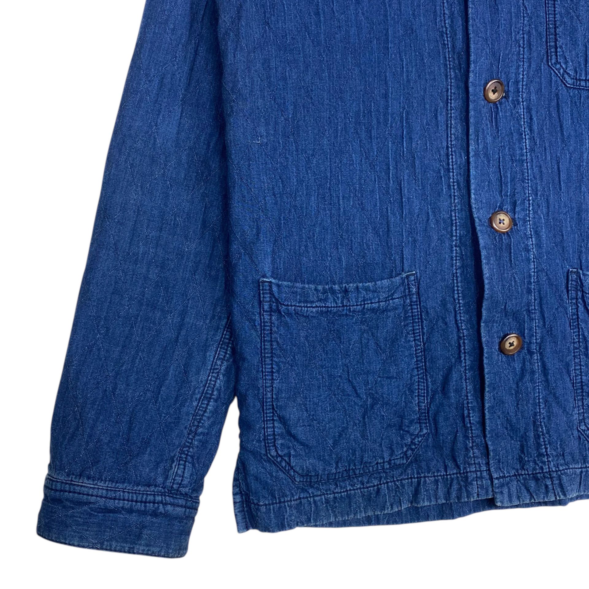 Indigo 💥ROSE BUD INDIGO FRENCH CHORE LIGHT JACKET Size US M / EU 48-50 / 2 - 5 Thumbnail