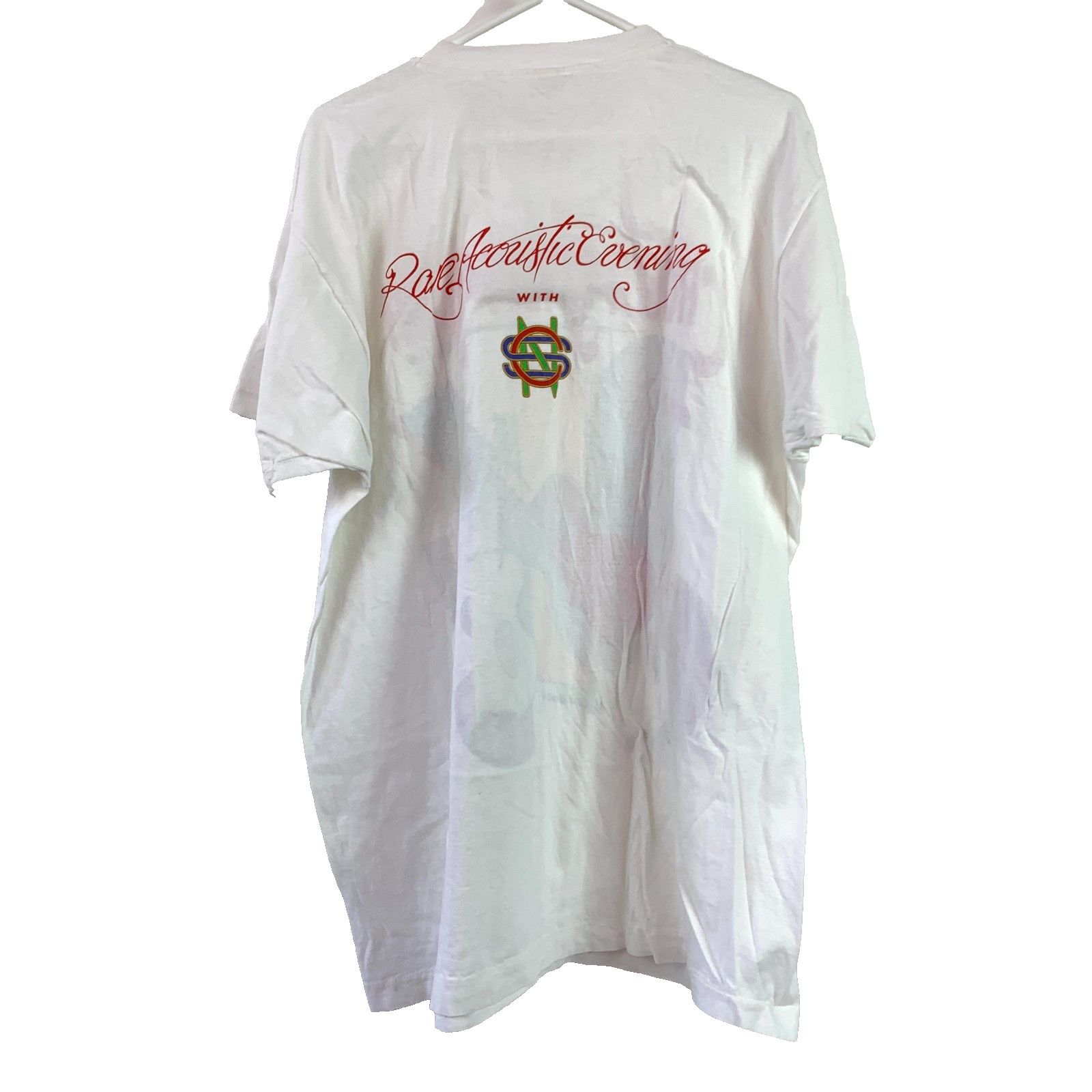 Vintage Vintage 1989 Crosby Stills & Nash Rare Acoustic Tee Vidiots Size US XL / EU 56 / 4 - 6 Thumbnail