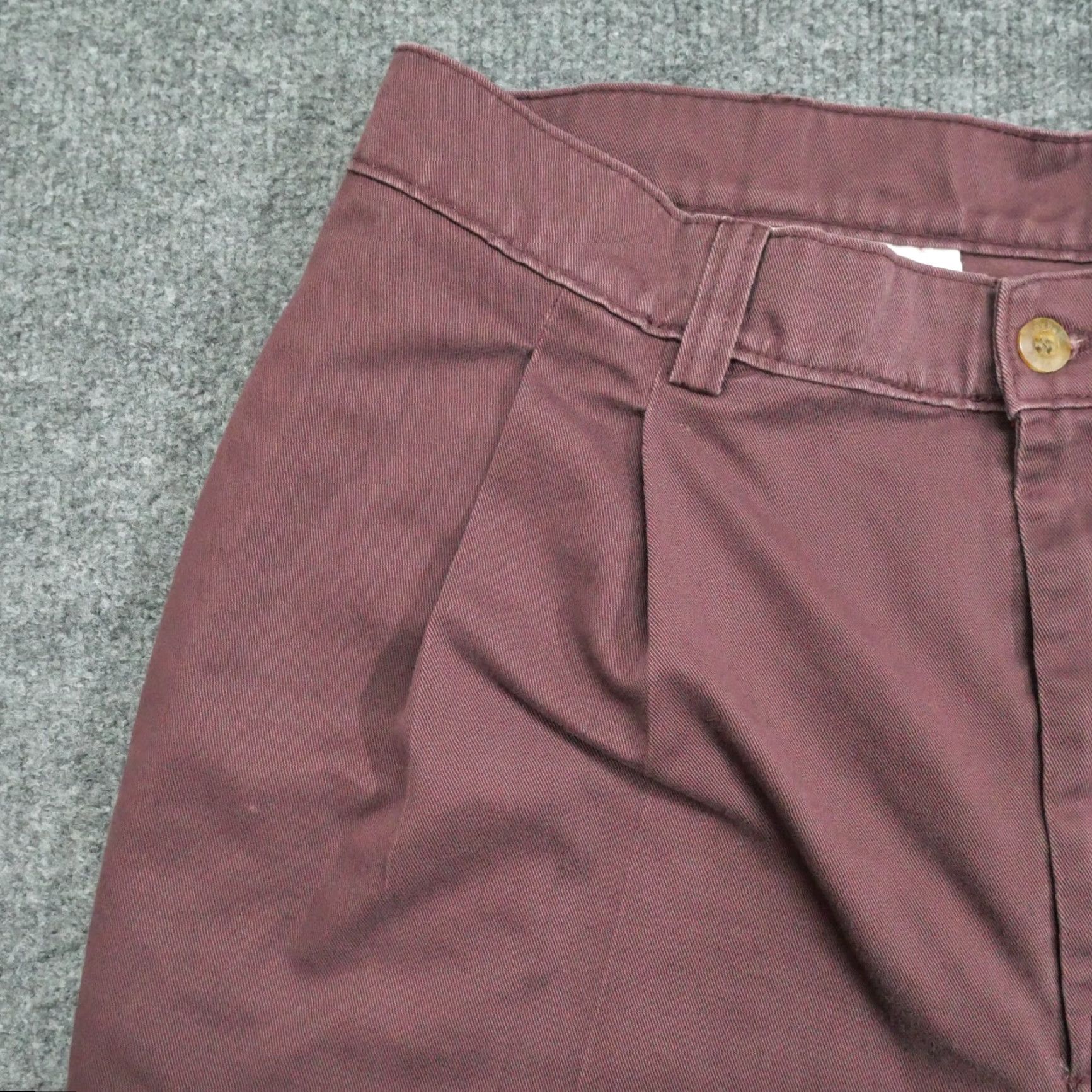Vintage VINTAGE Duxbak Pants Mens 34x30 Pleated Chino Blue 90s Straight Classic Casual Workwear Mens Size US 33 - 4 Thumbnail