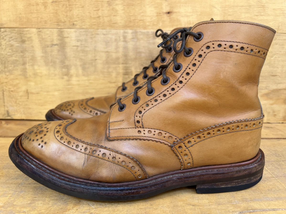 Tricker's VTG Trickers England Men's leather Boots Size US 7.5 / EU 40-41 - 1 Thumbnail