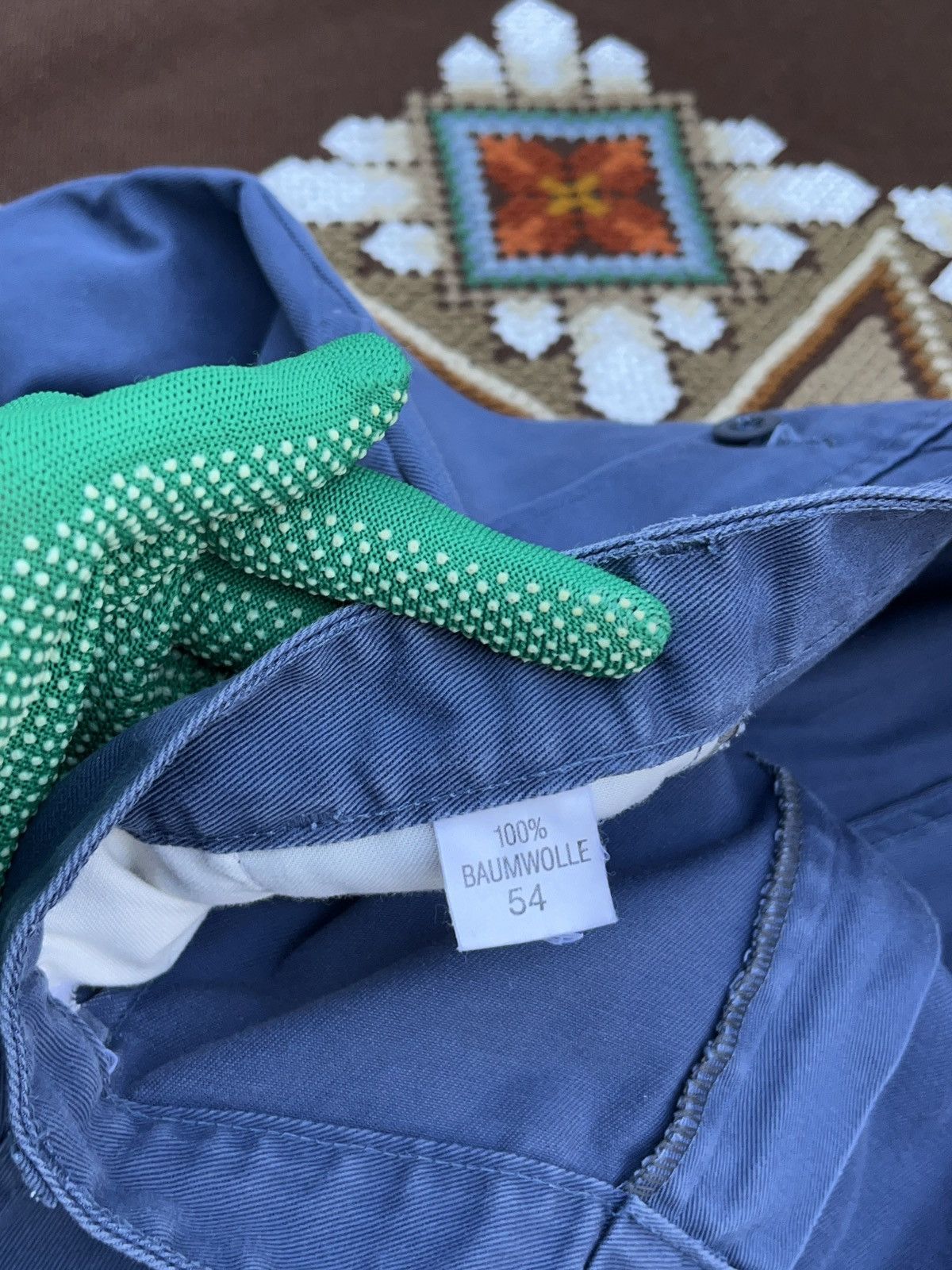 Le Laboureur × Vintage Vintage 80s German Sanfor Double Knee Pants Workwear Size US 36 / EU 52 - 7 Thumbnail