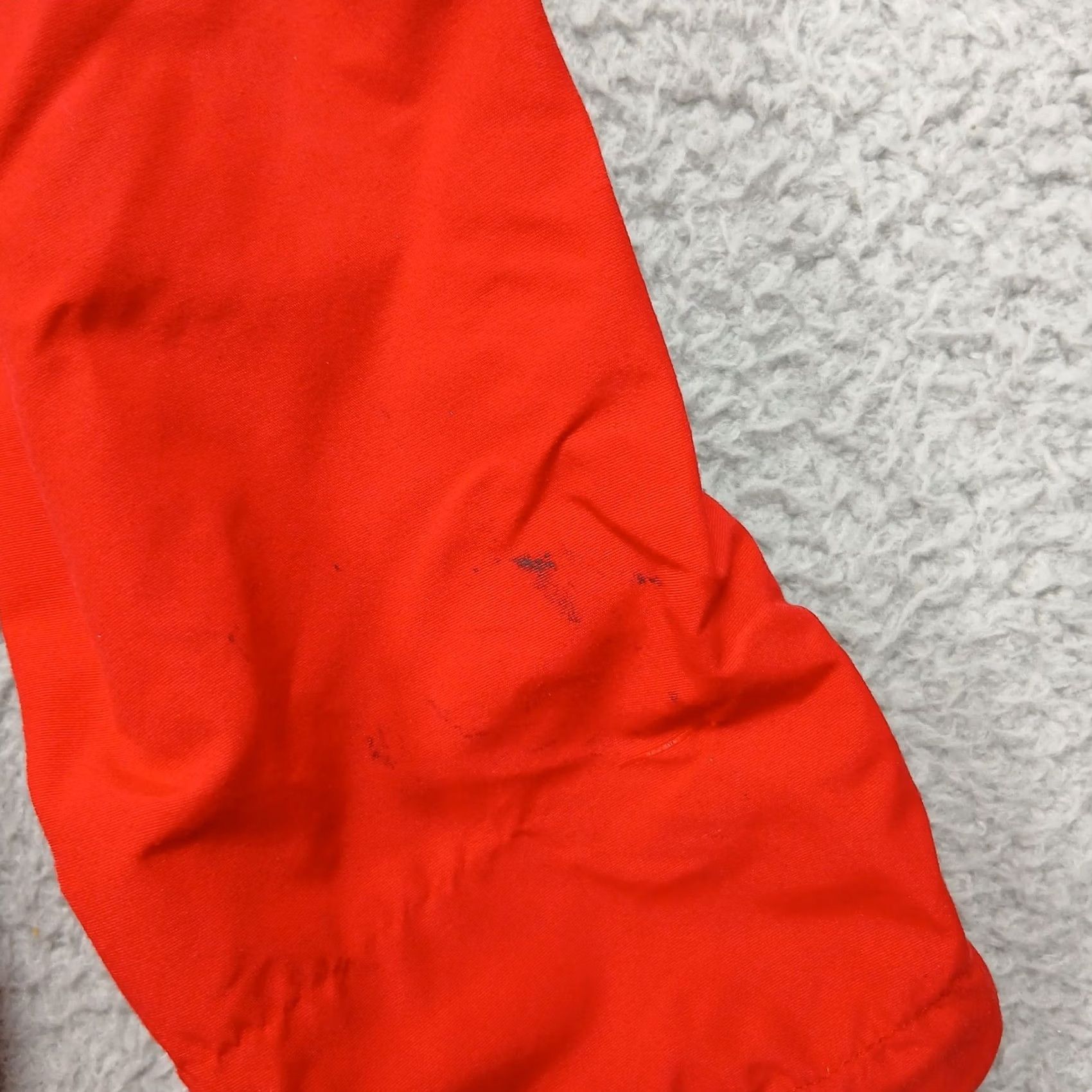 Vintage VINTAGE Woolrich Anorak Jacket Mens L Red Nylon Made in USA Pullover Hooded Zip Drawstring Casual Outer Shell Nylon Size US L / EU 52-54 / 3 - 7 Thumbnail