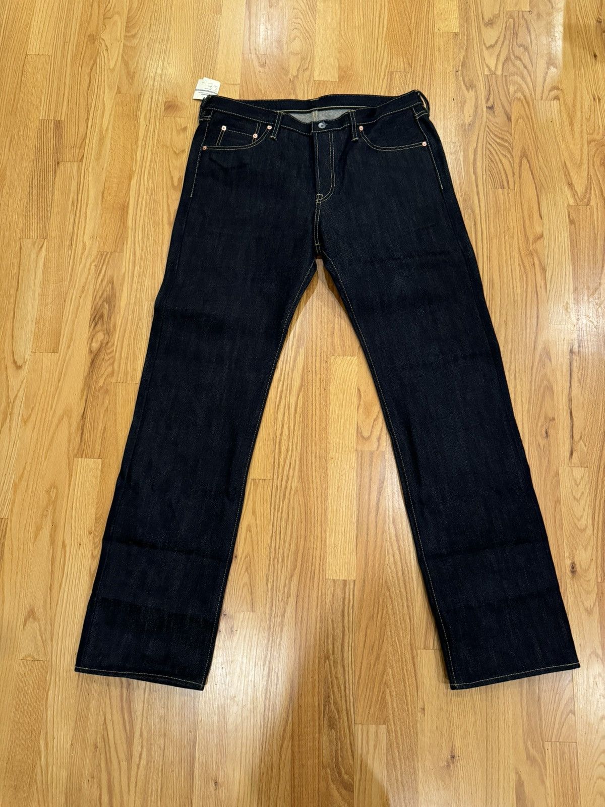 Ariat Jeans Mens 32x38 Blue Demin Work Wear Cotton Blend Low Rise Straight