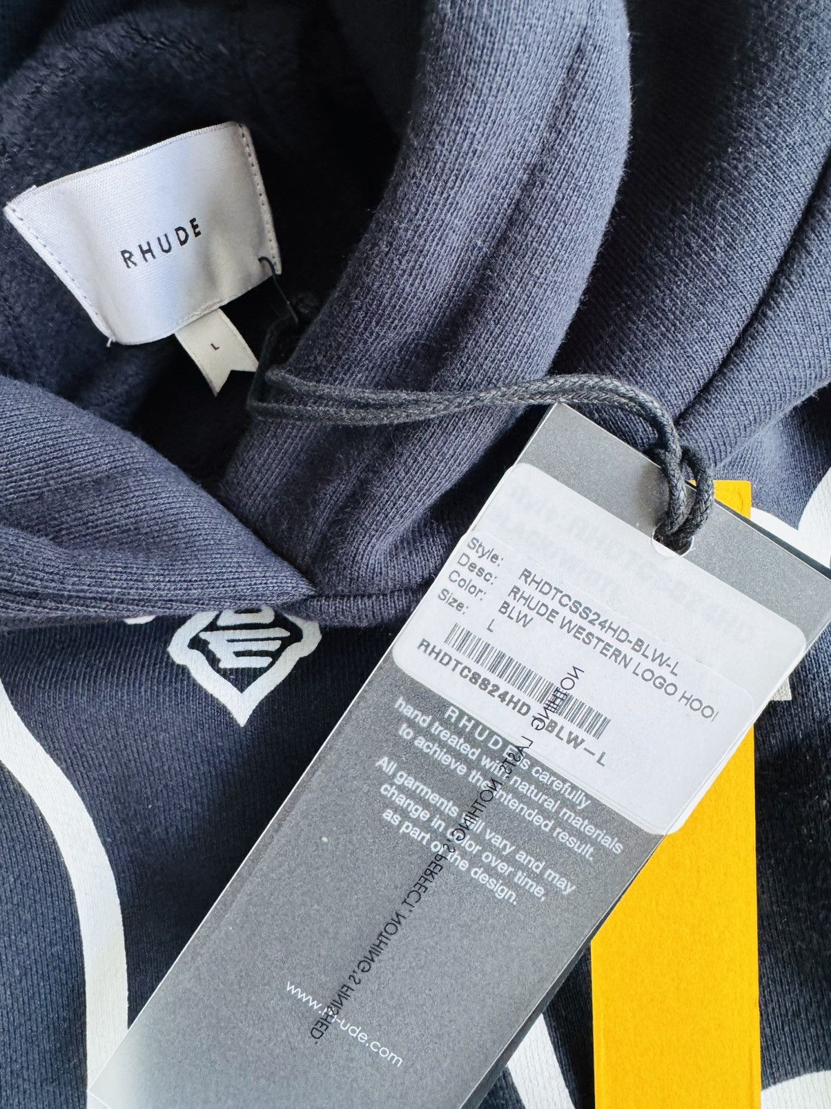 Rhude Rhude Western Logo Hoodie Large Size US L / EU 52-54 / 3 - 4 Thumbnail