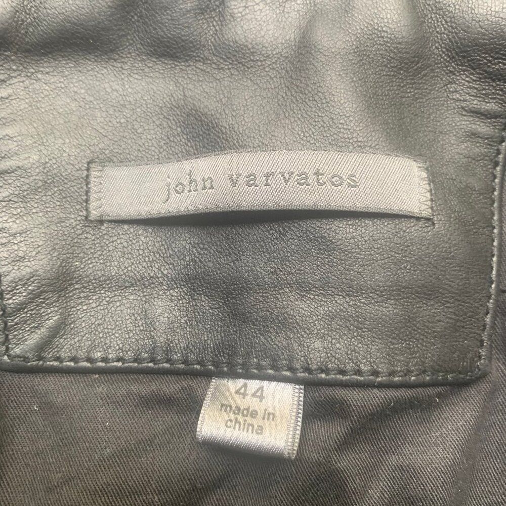 John Varvatos Mainline Collection Lambskin Cafe Racer Moto Jacket Size US S / EU 44-46 / 1 - 4 Thumbnail