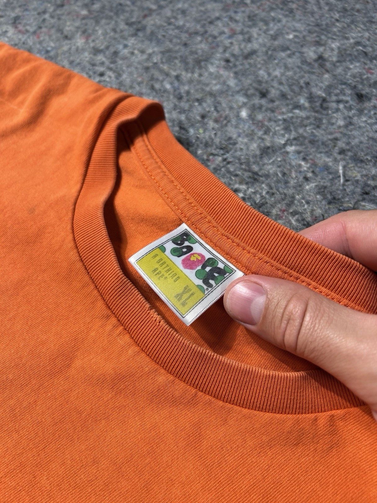 Bape A Bathing Ape BAPE Script Logo Orange Size XL Size US XL / EU 56 / 4 - 8 Thumbnail