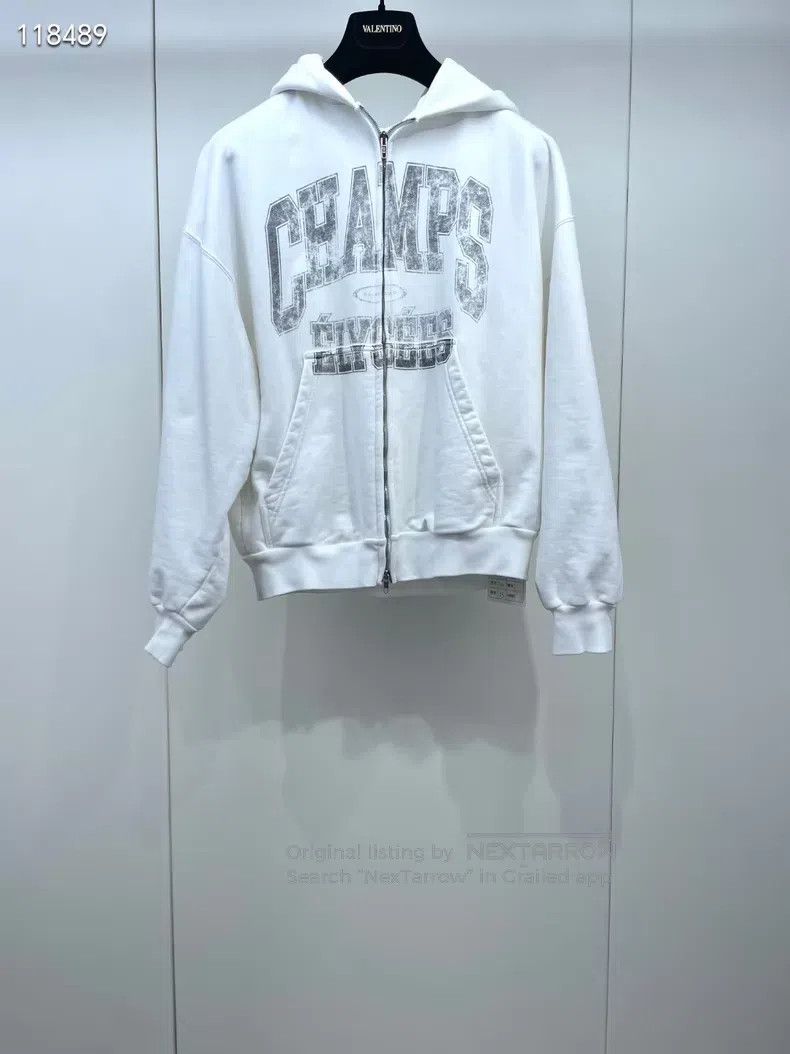 Balenciaga Balenciaga Faded Letter Embroidered Hoodie Size US XS / EU 42 / 0 - 1 Thumbnail