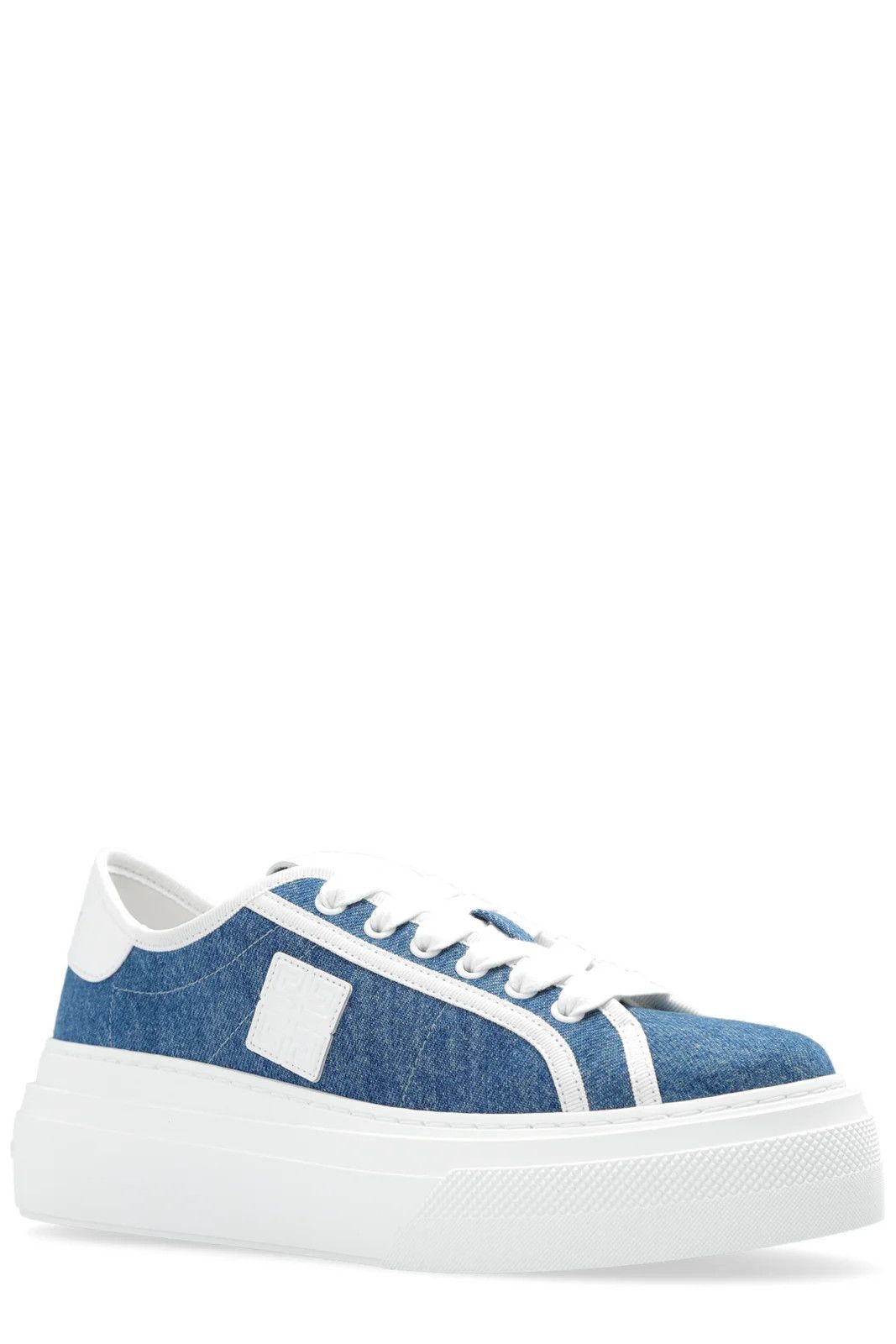 Givenchy o1w1db10525 City Lace Up Sneakers Platform in Blue Size US 5 / IT 35 - 2 Thumbnail