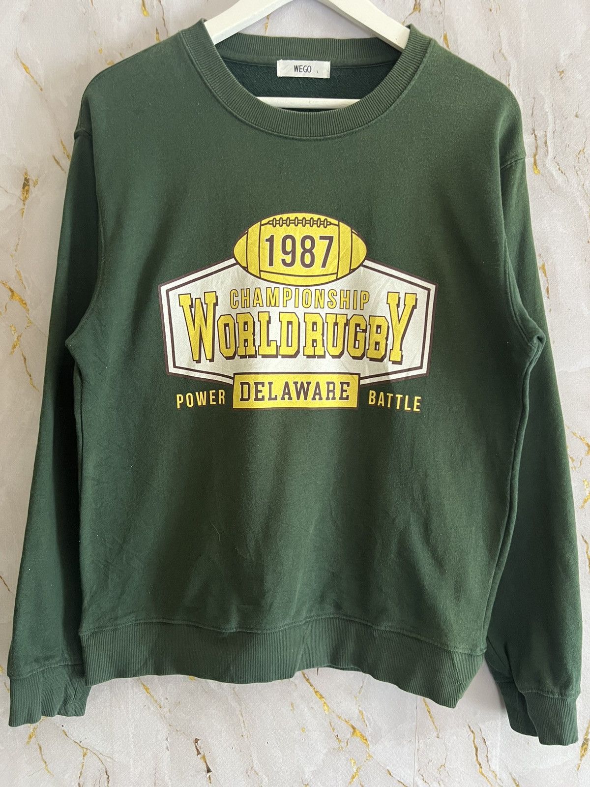 Japanese Brand 🔥 Vintage 1987 College Sweatshirt – Japan Street Style Size US L / EU 52-54 / 3 - 1 Thumbnail